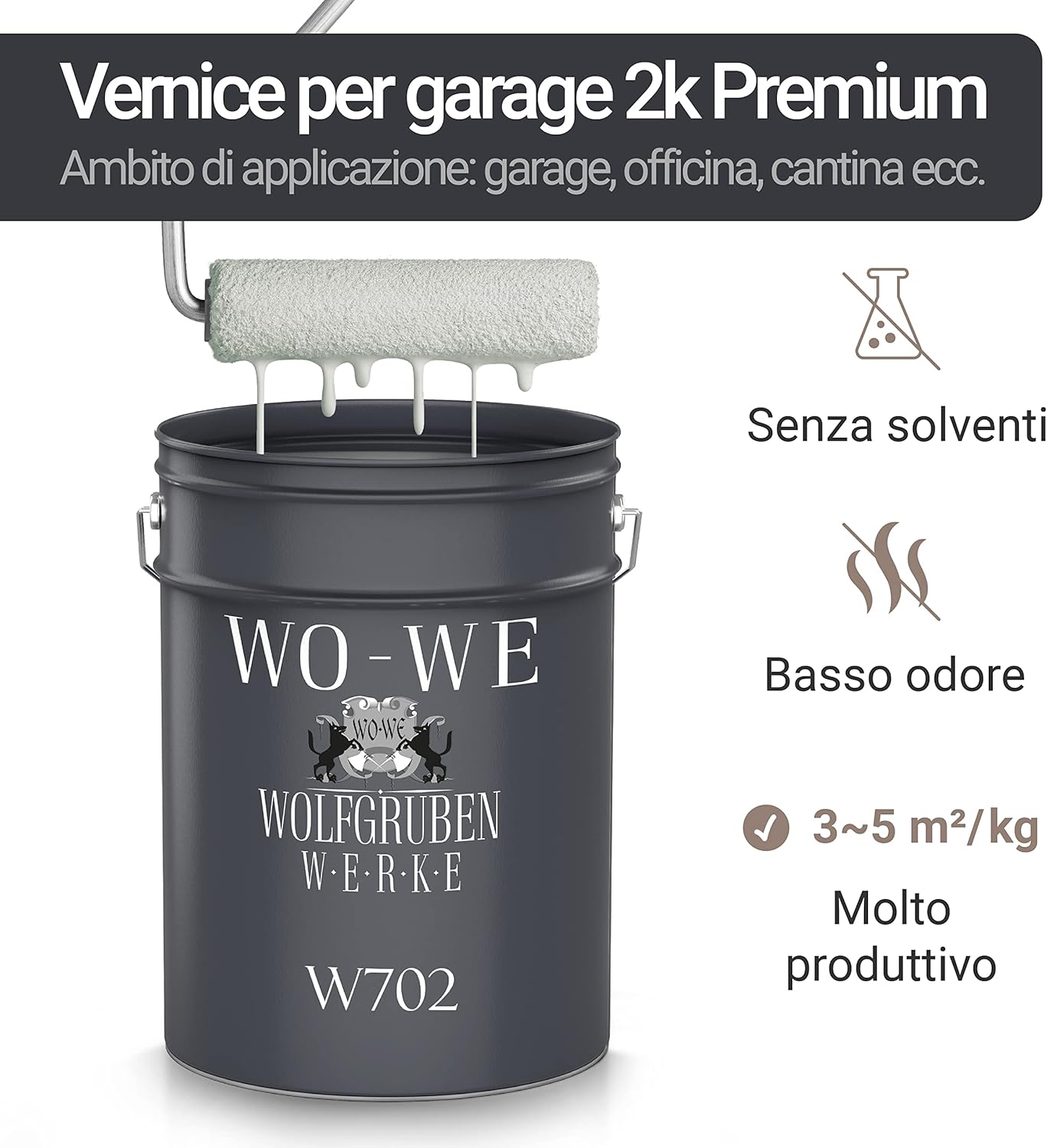 Thumbnail 2 de WO-WE W702 Vernice epossidica opaca 2,5 kg