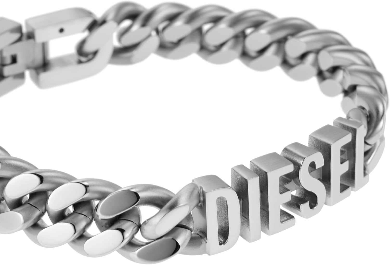 Thumbnail 5 de Diesel Bracelet en acier inoxydable pour hommes avec fermeture à rabat