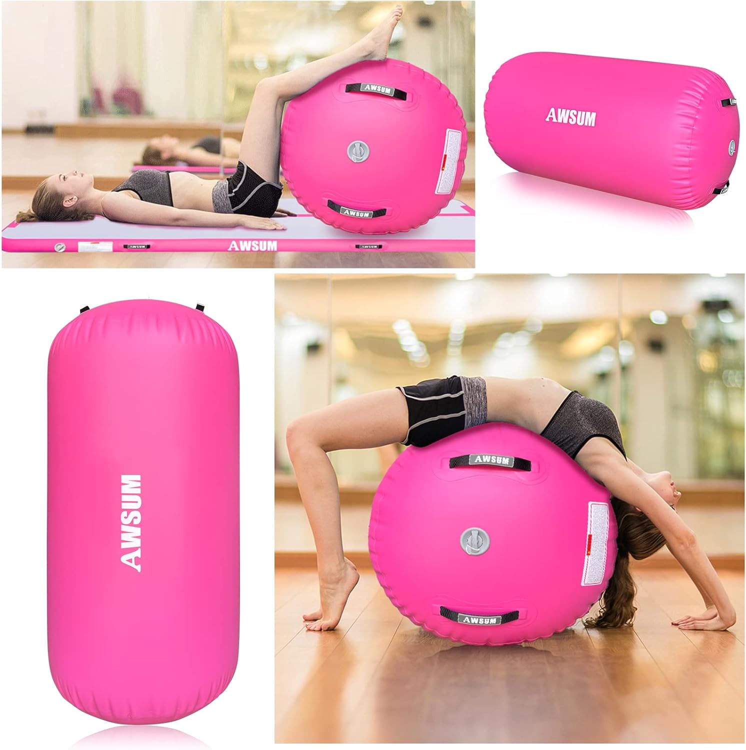 Thumbnail 5 de AWSUM Inflatable Gymnastics Mat 10ft – 20ft Training Air Mat with Electric Pump
