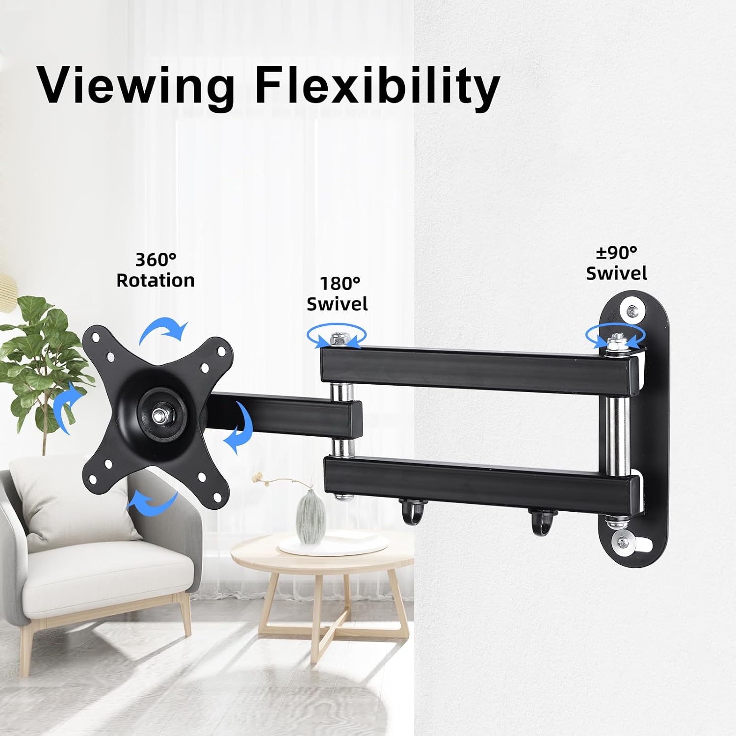 Thumbnail 6 de Suptek MA2720-2 TV Wall Mount: Full Motion Dual Pack for 15-32" TVs (VESA 75x75 / 100x100)