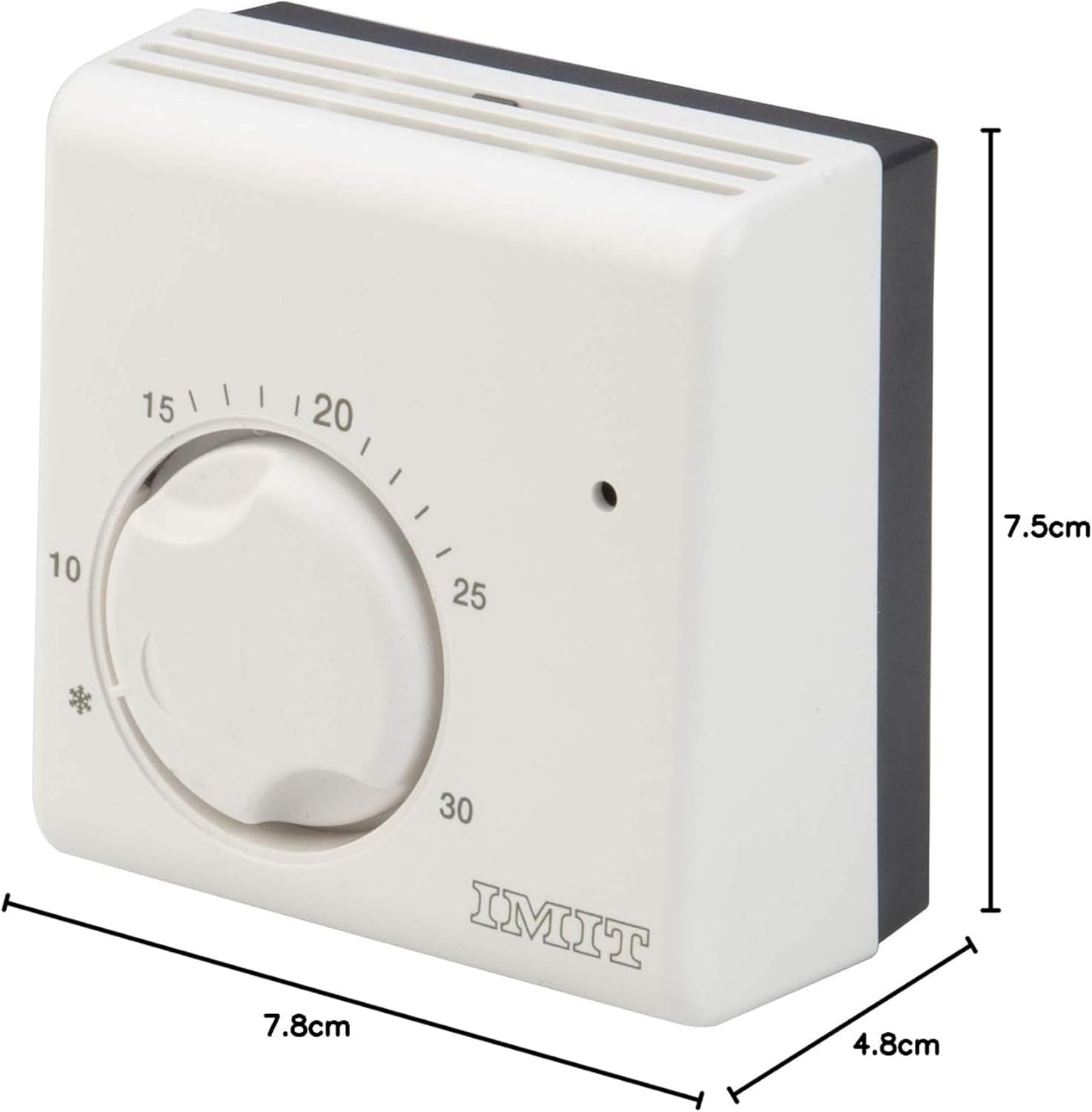 Detalle de POLY POOL PP1461 Termostato Ambientale Elettromeccanico 230V con Regolazione +5°C/+30°C