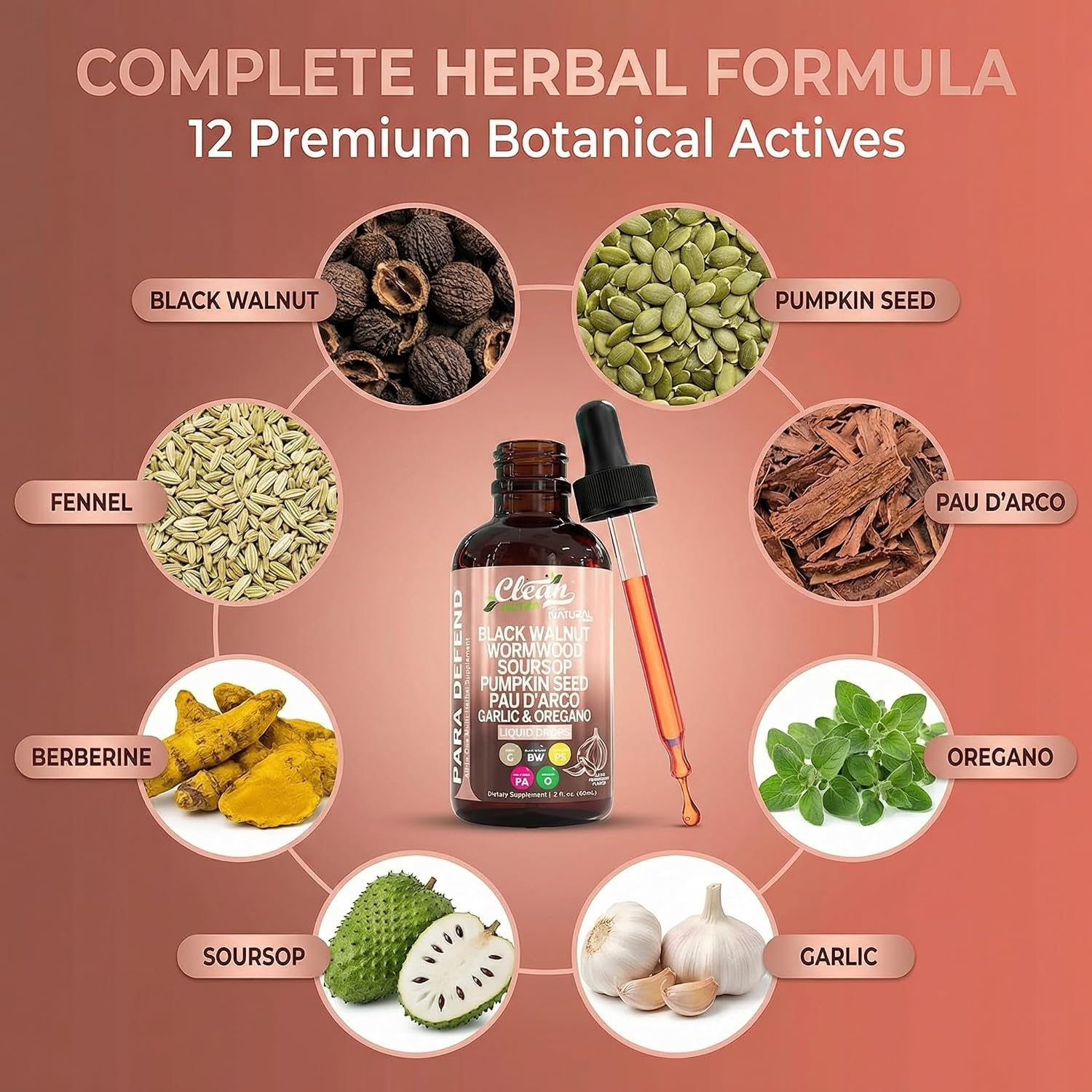 Detalle 2 de Clean Nutra Liquid Herbal Supplement Drops