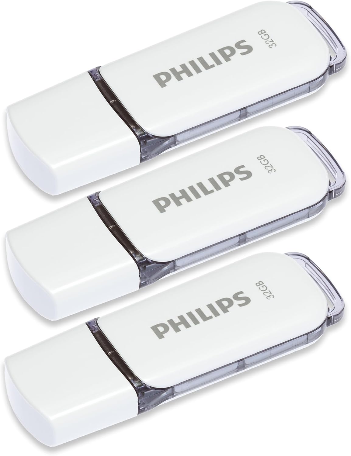 Detalle de Philips Snow Edition Memoria USB 32 GB, pack 3