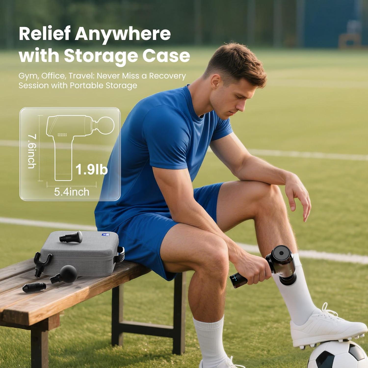 Thumbnail 3 de Bob and Brad T2 Pistola Massaggio Muscolare con ampiezza 10 mm e batteria 4000 mAh