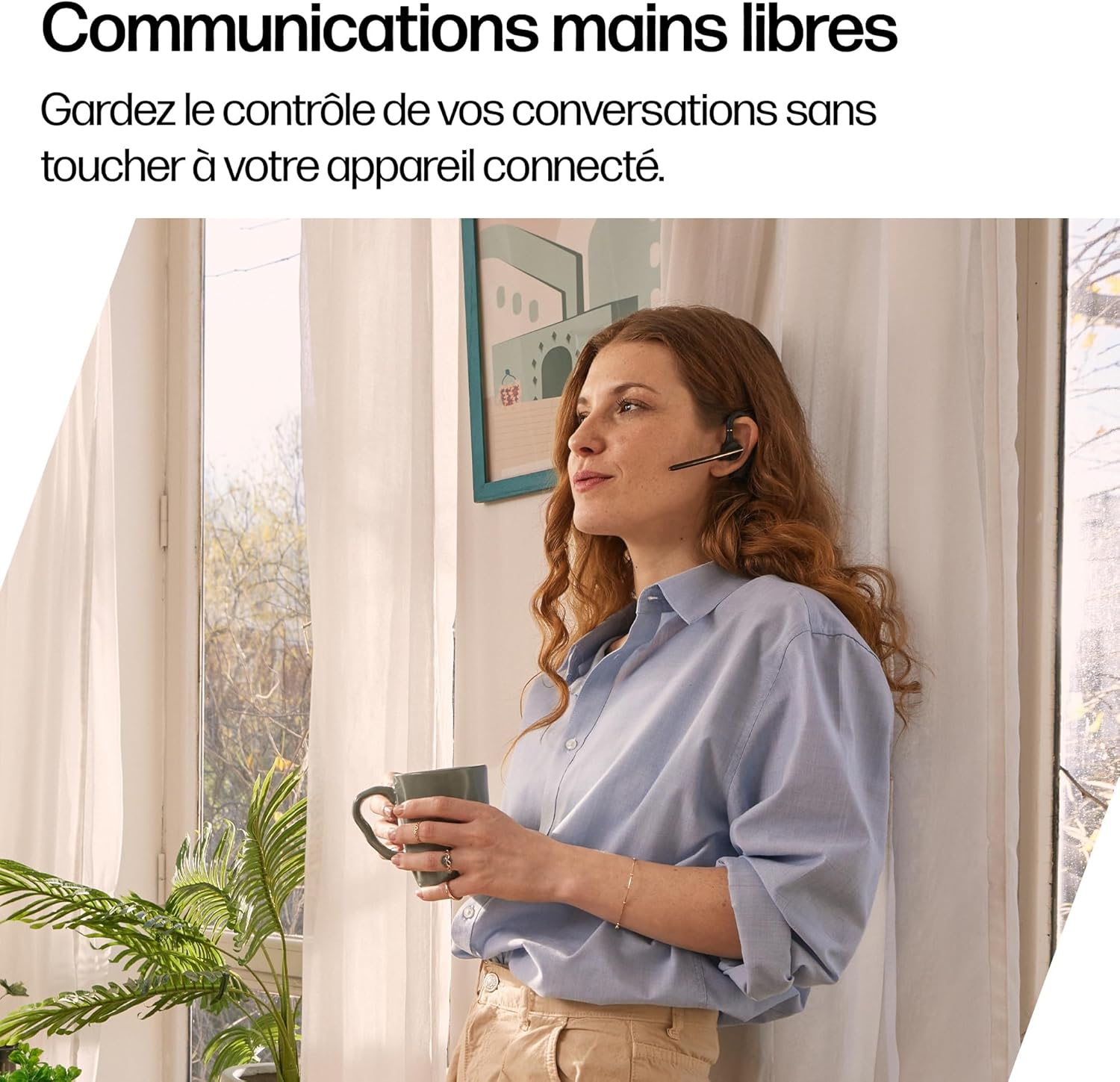 Thumbnail 5 de Poly Voyager Legend 50 – Casque Bluetooth antibruit avec micro, commandes vocales et design ergonomique (noir)