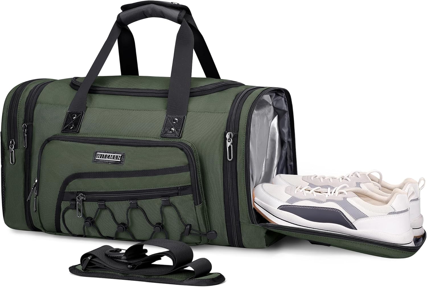 Detalle de WITZMAN Duffle Bag for Men Nylon Large