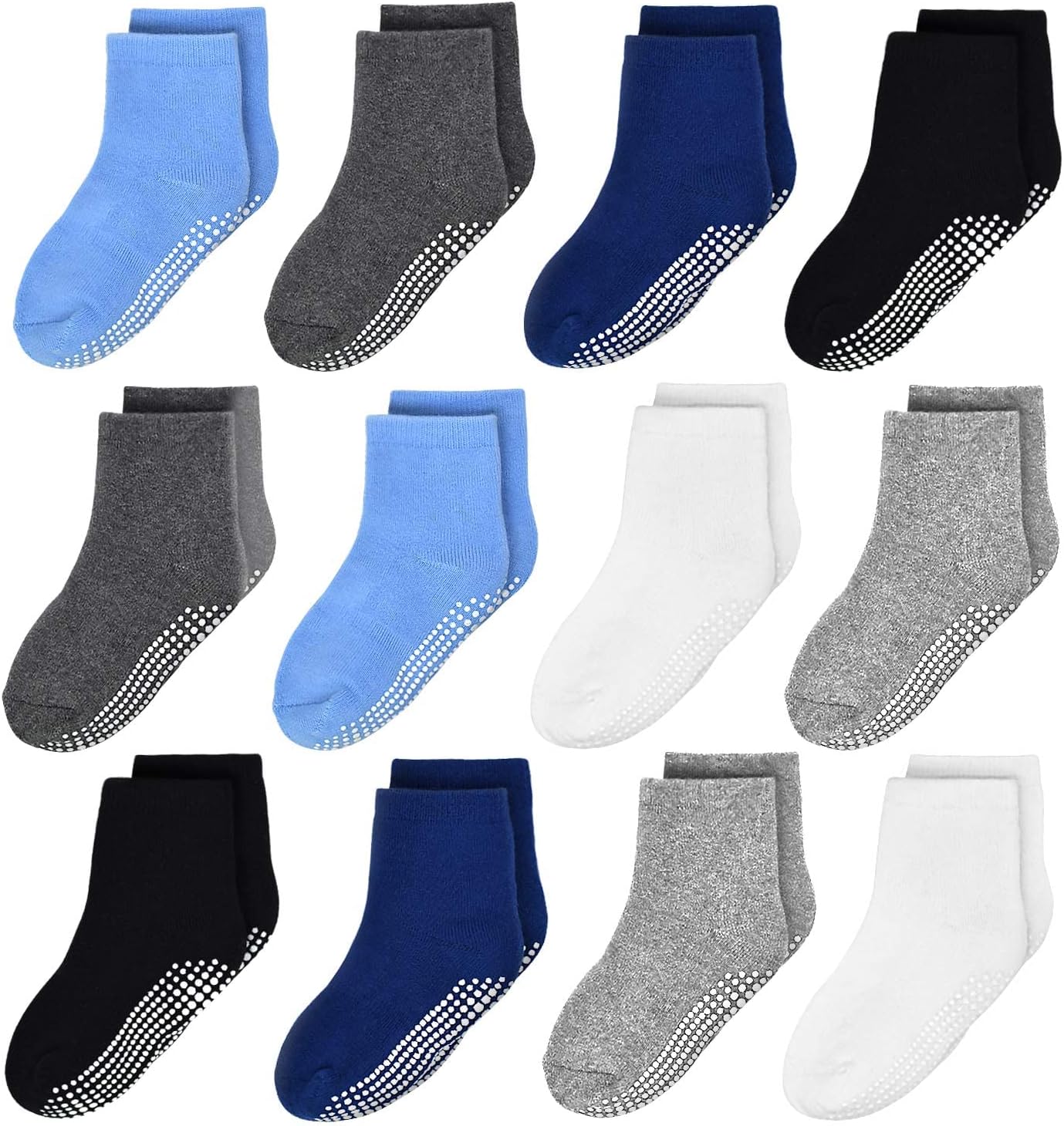 Detalle de GRPSKCOS Rutschfeste Socken Kinder 12 Paar