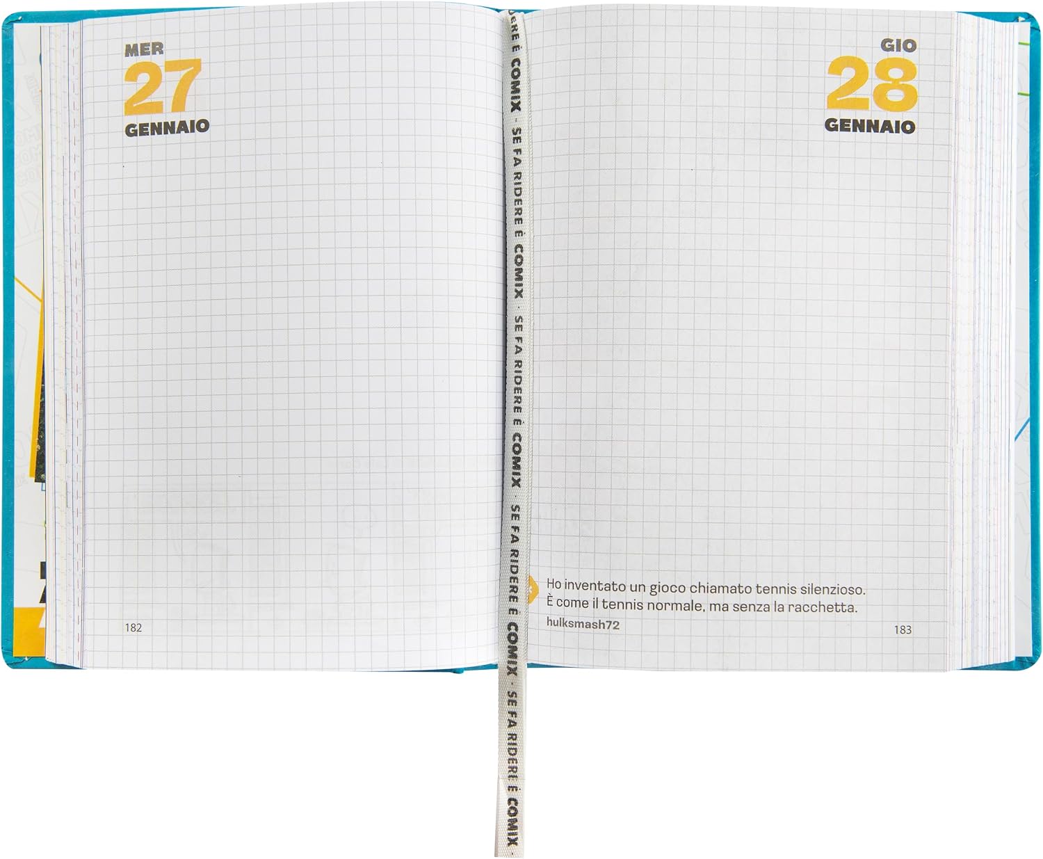 Thumbnail 2 de COMIX Agenda 2027 Giornaliera 16 Mesi – Copertina rigida, 576 pagine, 13x17,8 cm