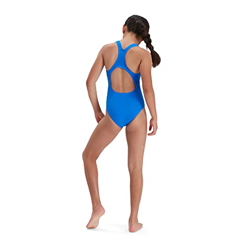 Detalle de Speedo Girl's Endurance+ Medalist Swimsuit | Bondi Blue, 11-1211-12