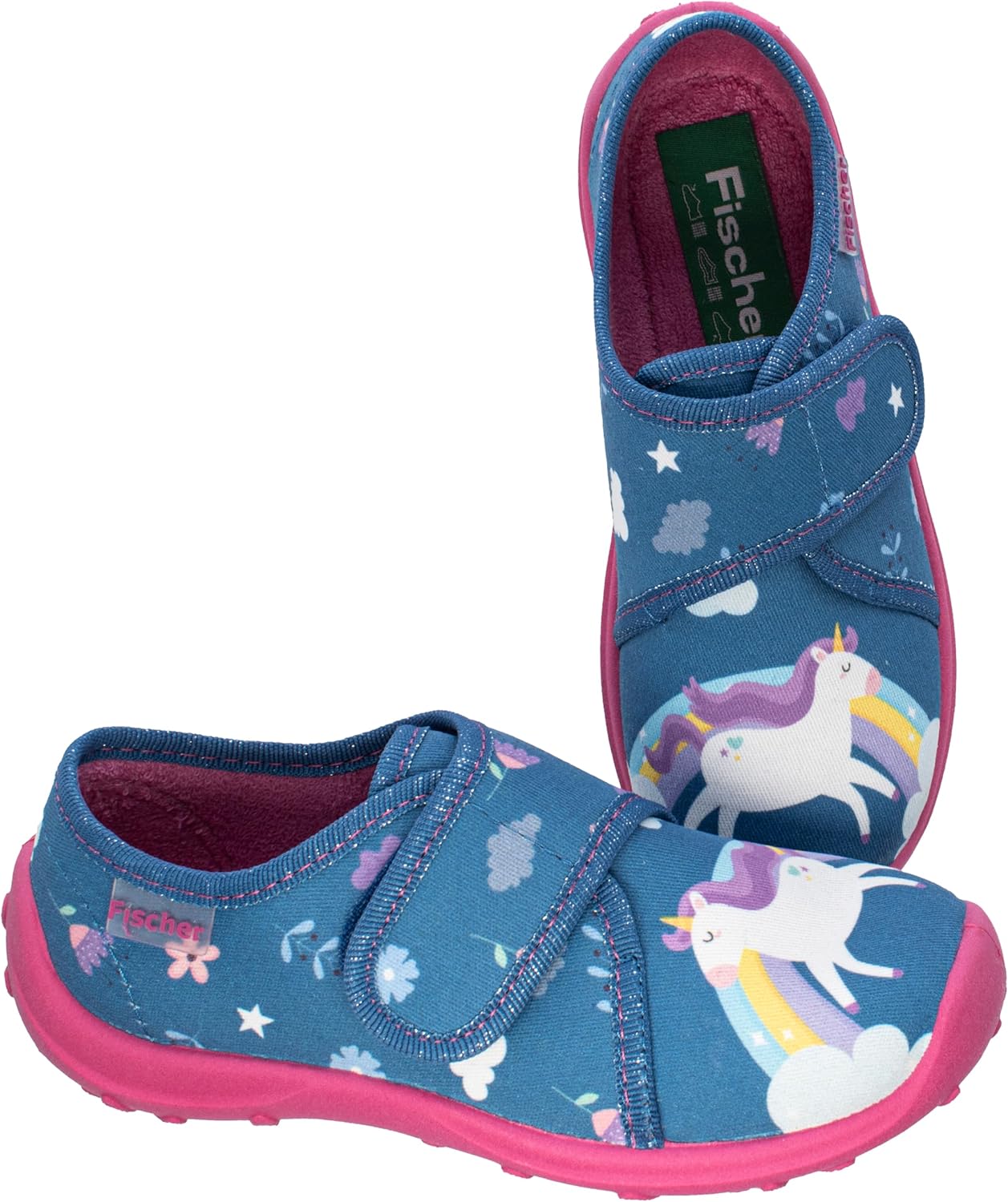 Thumbnail 6 de Fischer Markenschuh Mädchen BoogyHausschuh – gemütlicher Hausschuh mit Einhorn-Design