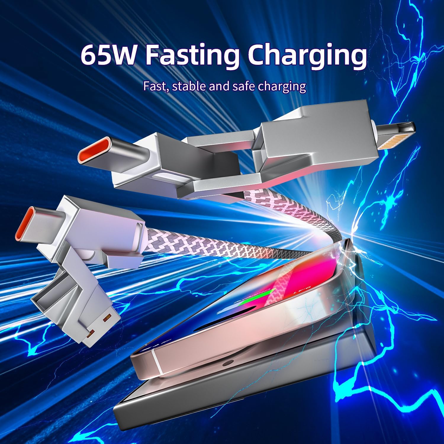 Thumbnail 5 de 66W 4 in 1 Charging Cable