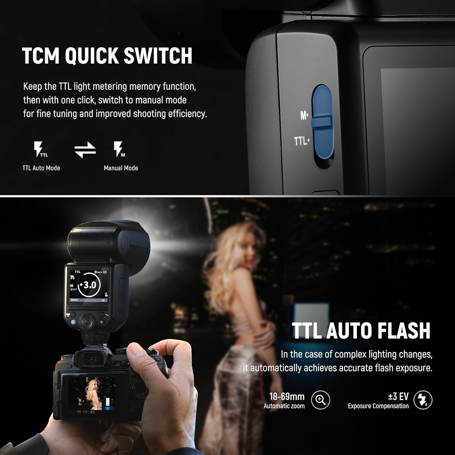 Thumbnail 3 de Neewer Z2-F 2.4G TTL Round Head Speedlite Flash (Fujifilm) with HSS up to 1/8000s