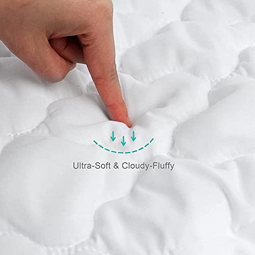 Thumbnail 1 de Biloban Crib Mattress Protector Sheets: Fitted Waterproof Crib Mattress Pad Cover