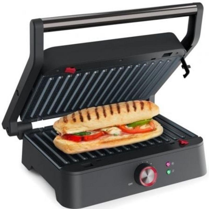 Detalle de Grill Eléctrico Princess Multi Grill 112418: 1800 W, placas desmontables y apertura 180°