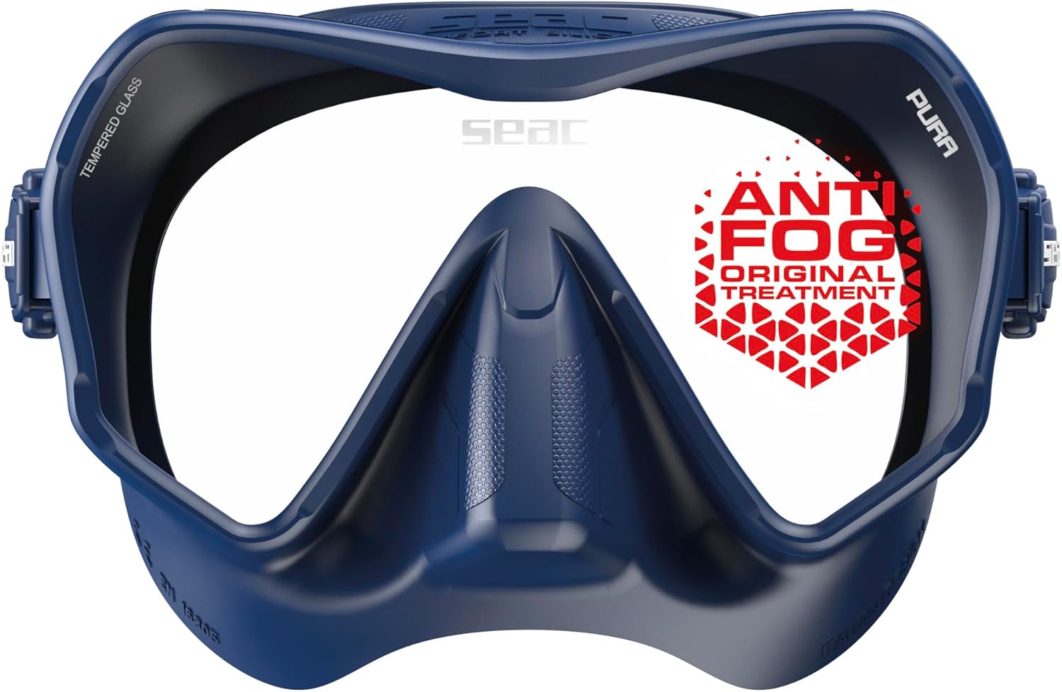 Thumbnail 2 de SEAC Pura: Maschera subacquea monolente frameless in silicone, antifog e low volume