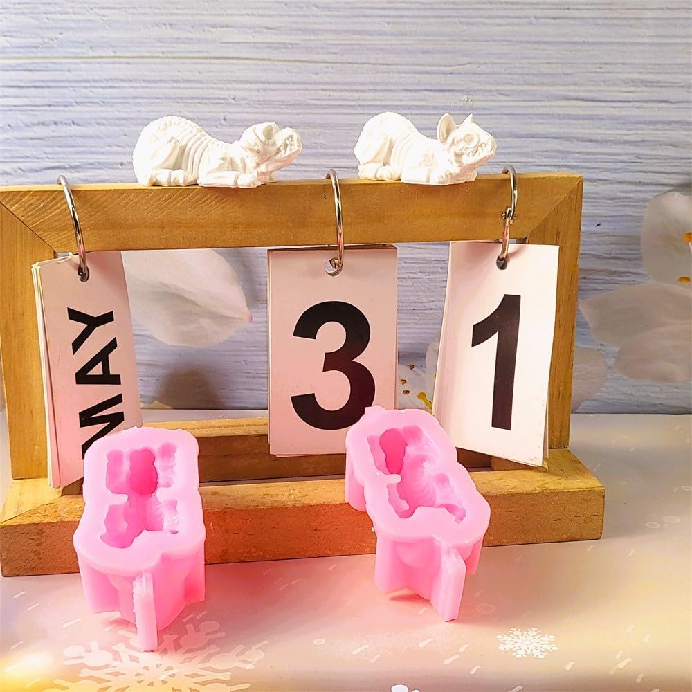 Thumbnail 5 de Mini Skeleton Cat and Dog Silicone Mold, 1.14 x 2.95 x 1.38 Inches