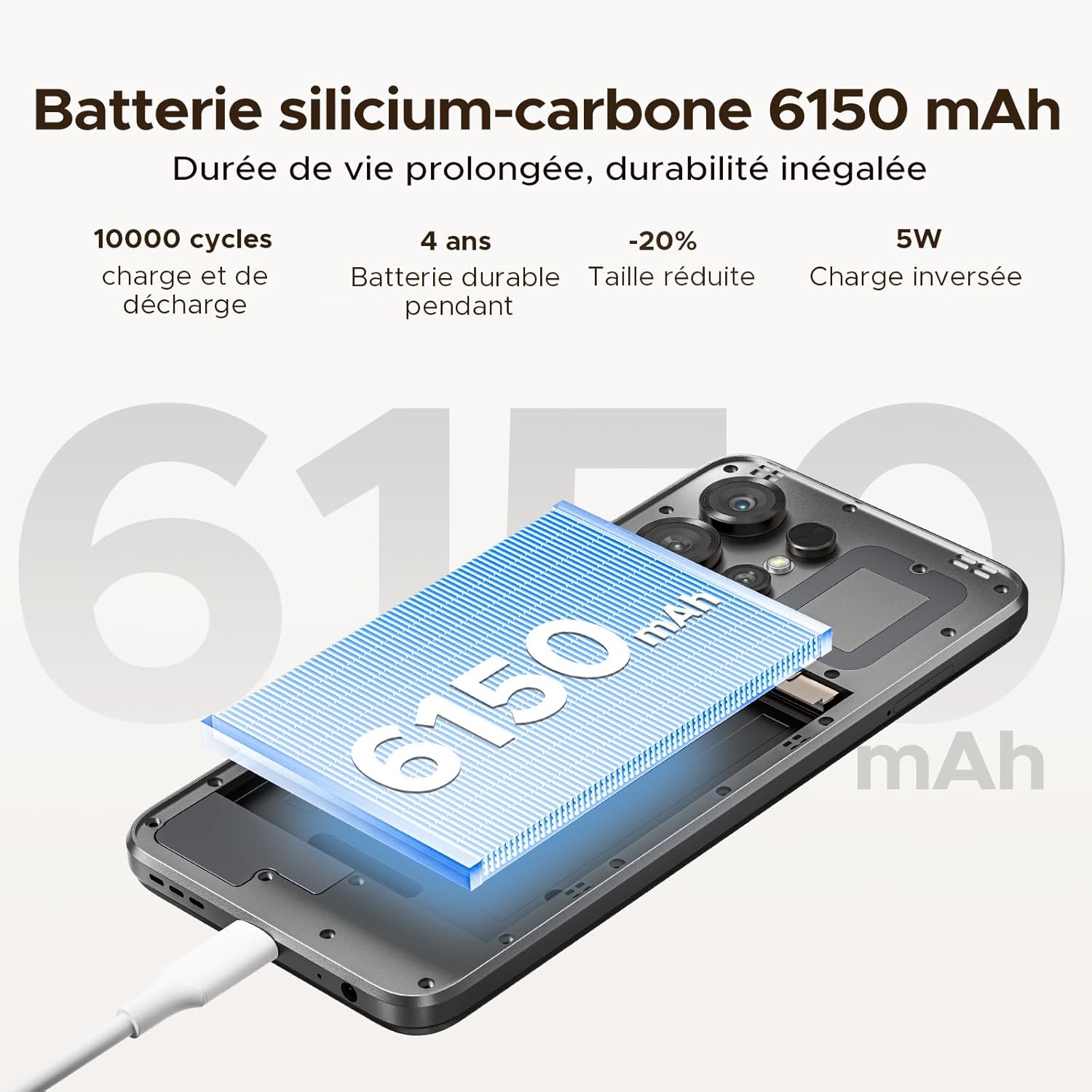 Thumbnail 2 de DOOGEE NOTE56 X smartphone 6150mAh