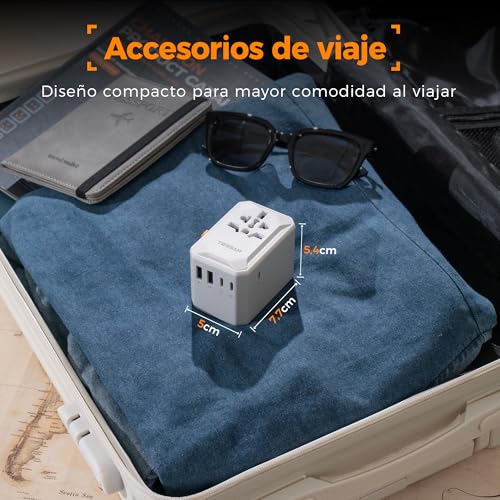 Thumbnail 5 de TESSAN Adaptador Enchufe Universal 2500W 🔌
