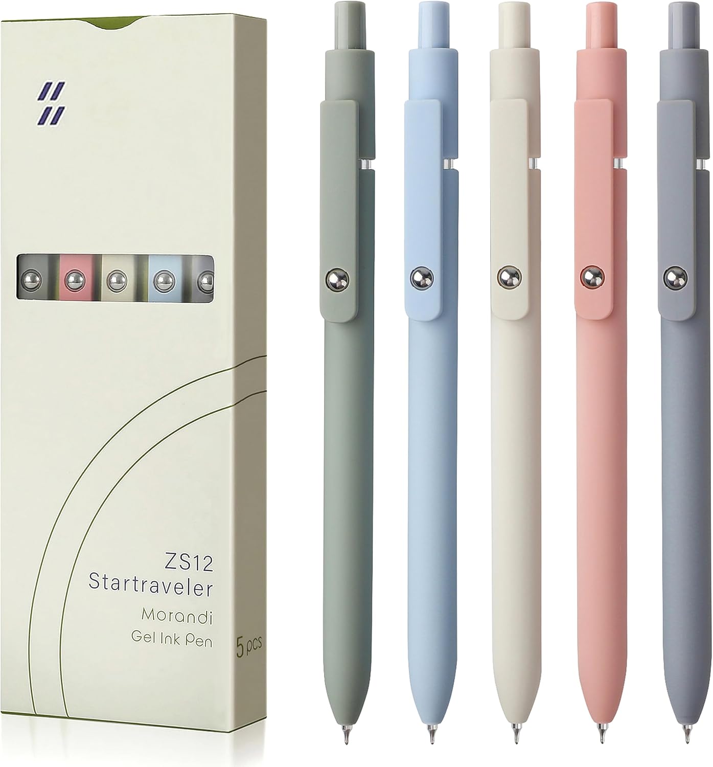 Detalle de FIOVER Gel Pens 5pc 0.5mm Black Ink