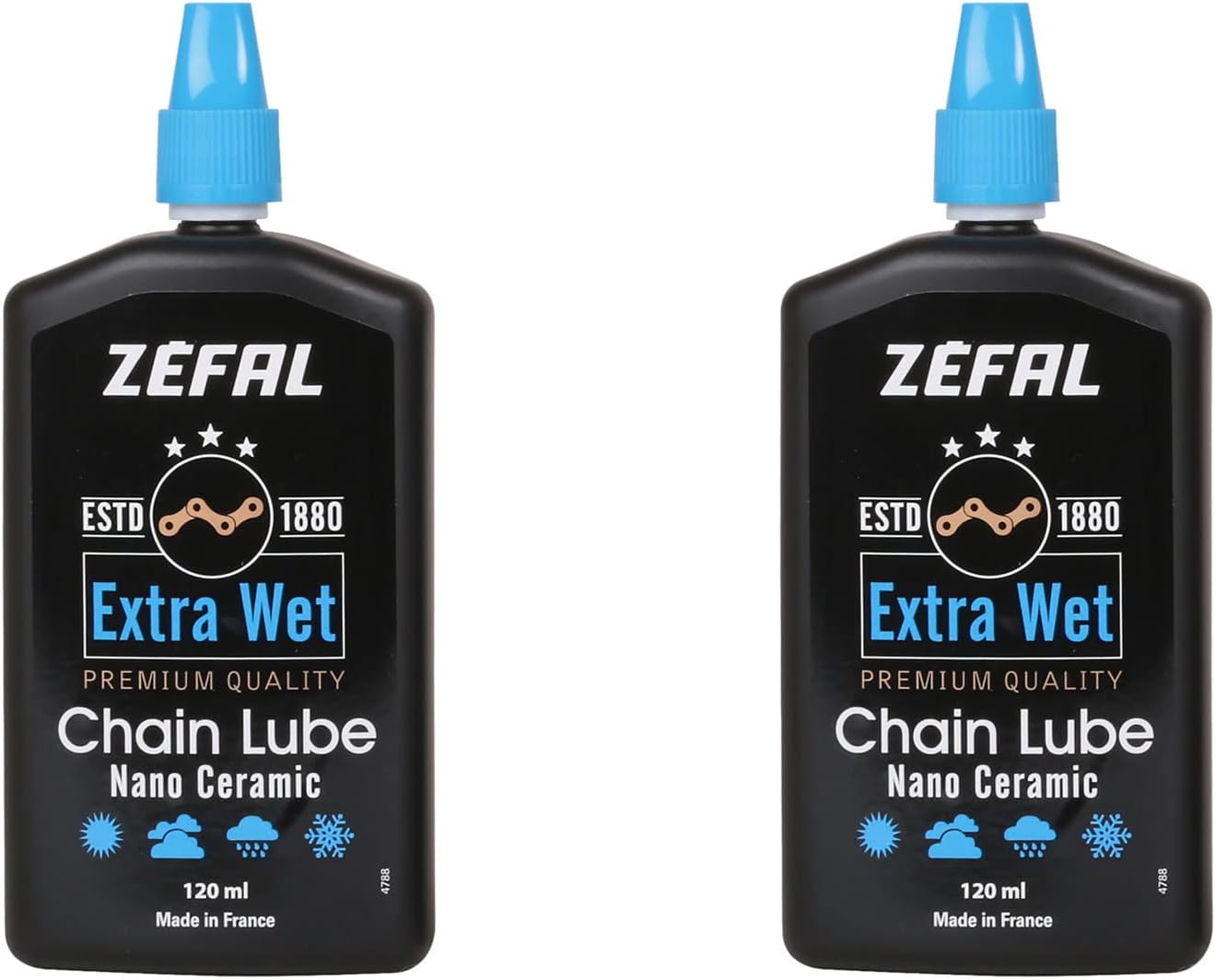 Detalle 1 de ZEFAL Extra Wet Lube 120 ml — Lubrifiant céramique premium pour chaîne vélo