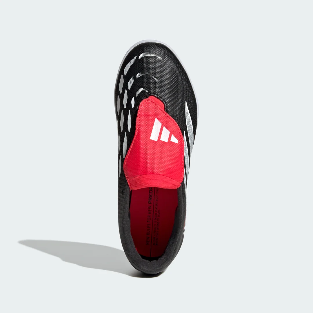 Thumbnail 2 de Zapatilla Adidas Predator Club Indoor: fútbol sala en negro con lengüeta plegable