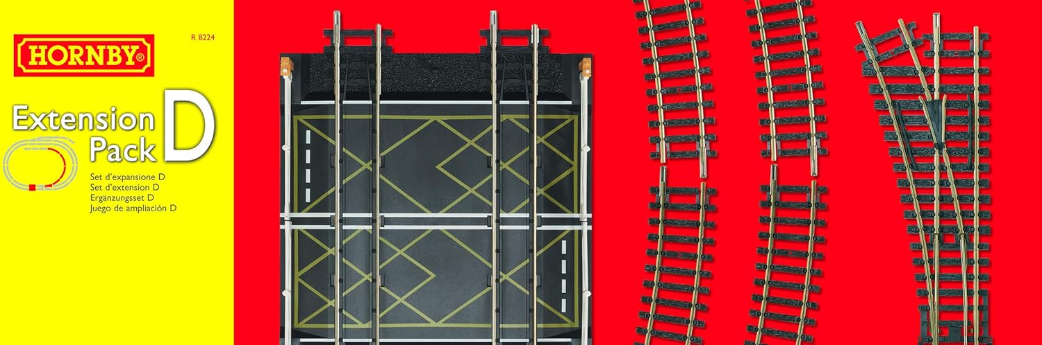 Thumbnail 6 de Hornby R8223 OO Gauge Track Extension Pack C (extra straights, curves & right hand point)