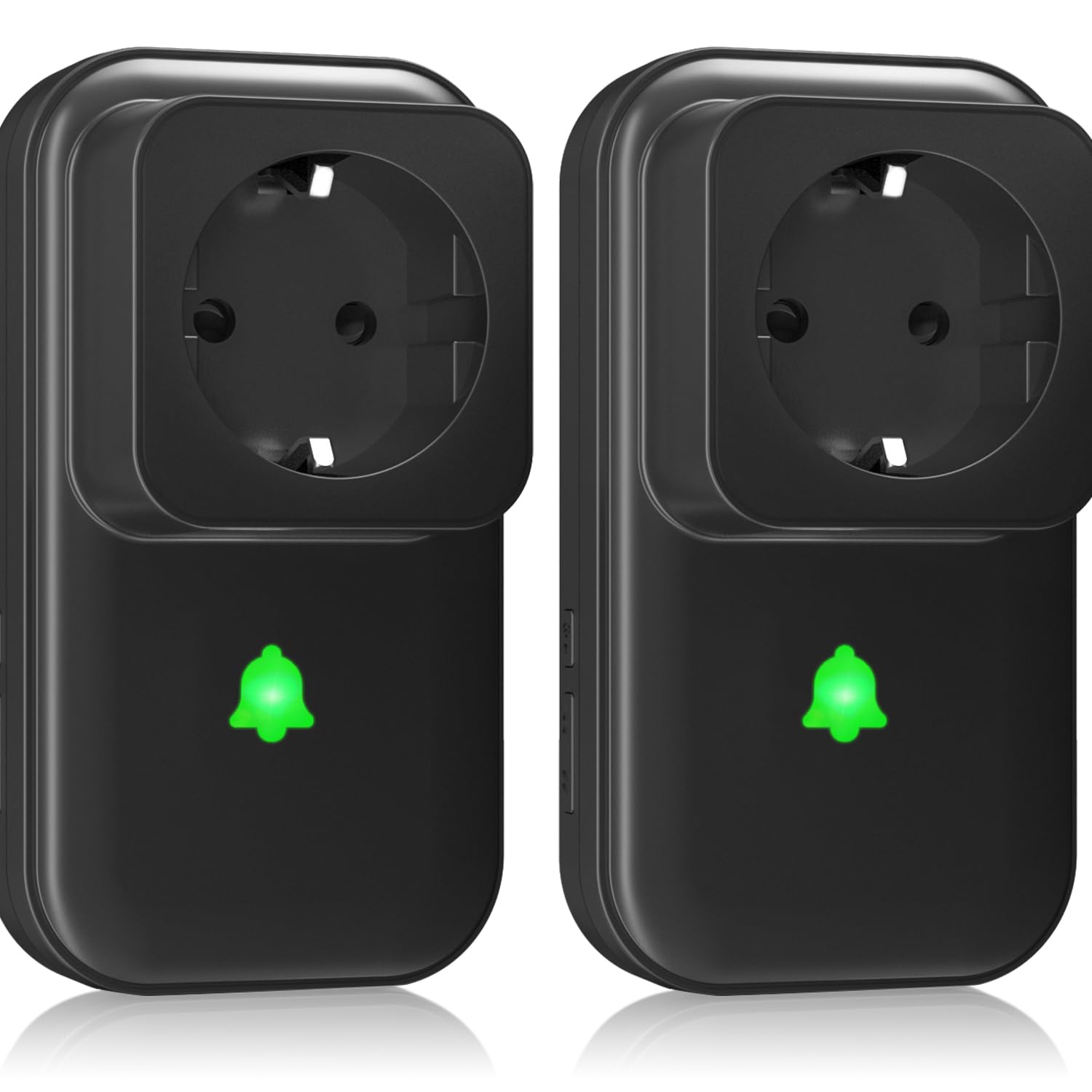 COTINSE 2Pack rilevatori di allarme per interruzione di corrente con LED e regolazione volume/suonerie (0–110 dB)