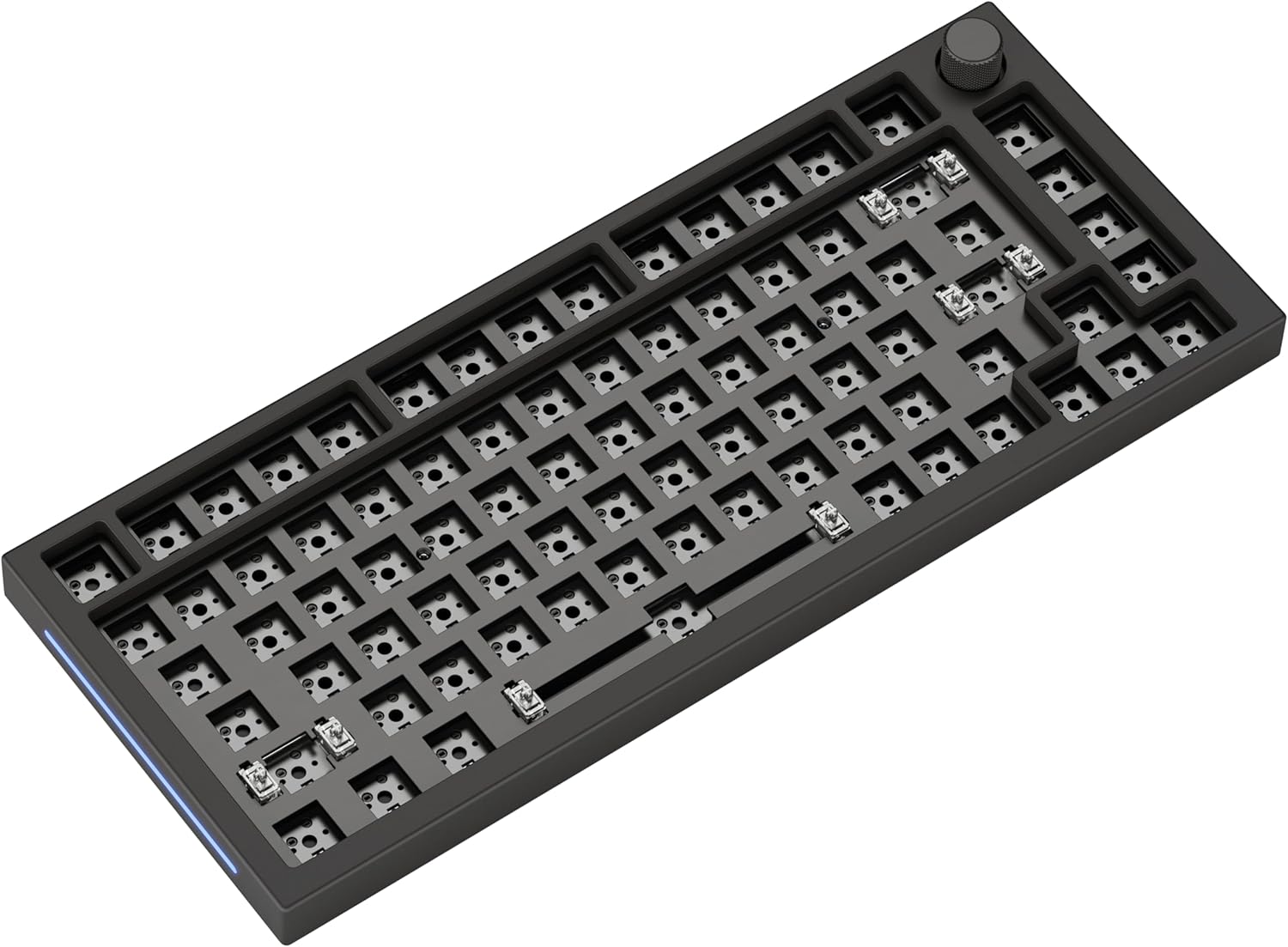 Detalle de GLORIOUS GMMK Pro 75% Barebones – Clavier mécanique modulaire ANSI noir