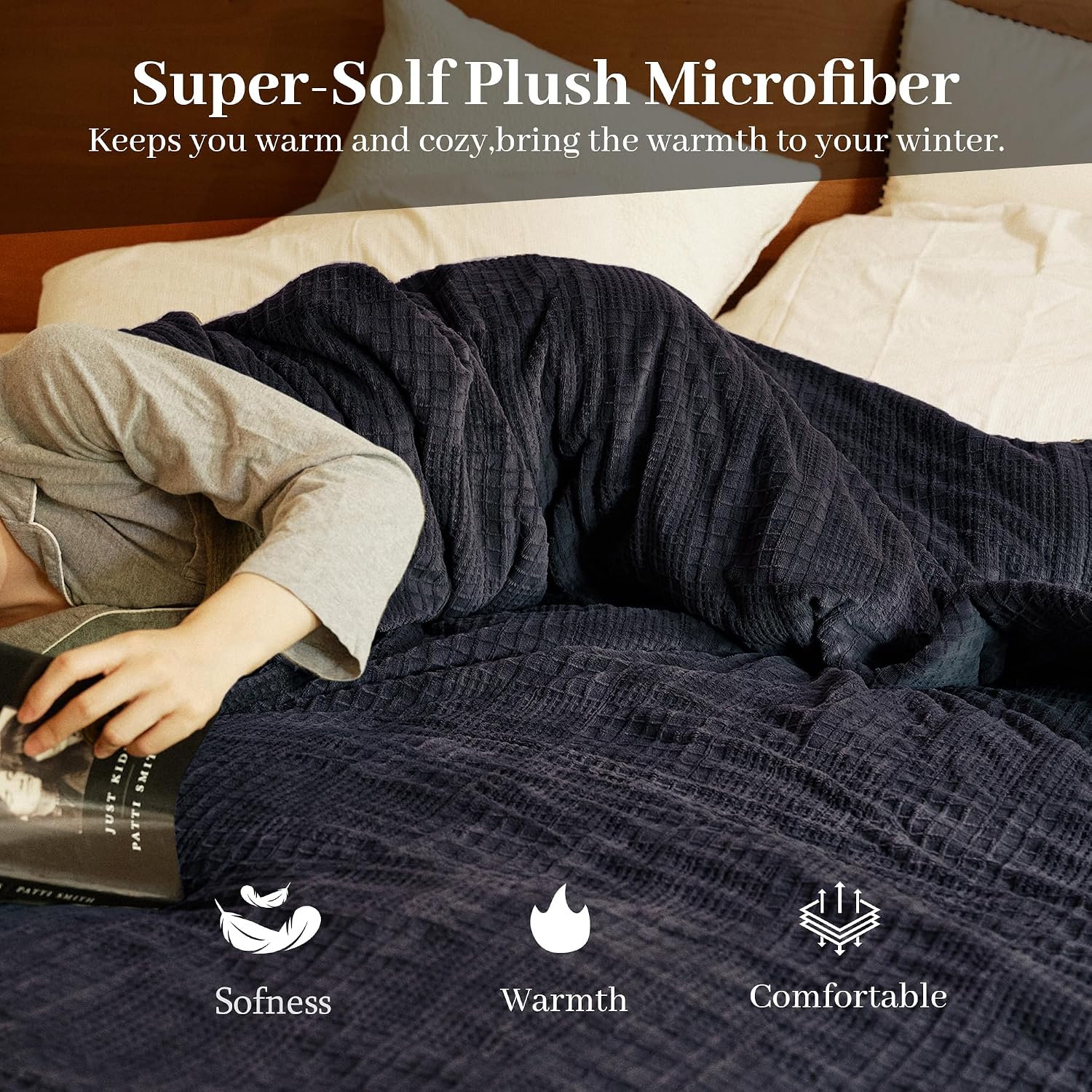 Thumbnail 3 de Texciting BK-A-QF Queen Electric Blanket, Dual Controls, 10 Heat Settings