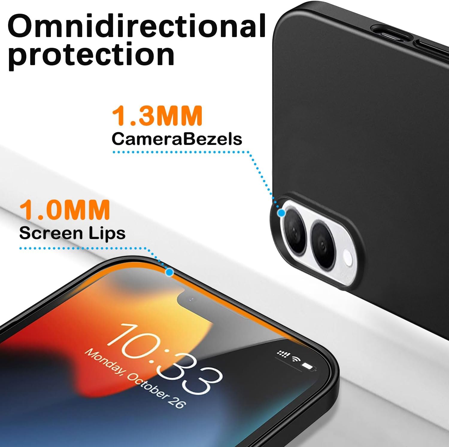 Detalle de Galful Ultradünne Hülle für Samsung Galaxy S25 Edge – 0,8 mm, mattes Hart-PC Case