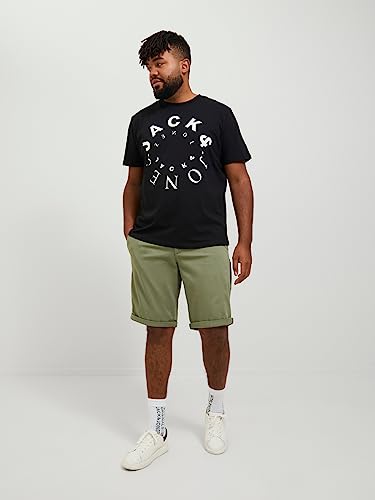Thumbnail 4 de JACK & JONES Shorts chinos de corte regular para hombre en Deep Lichen Green (XS)