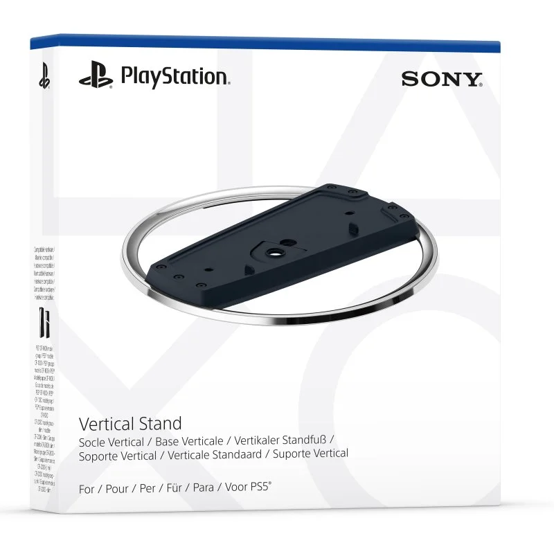 Detalle de Sony Soporte Vertical PlayStation Slim: coloca tu PS5 en vertical con estilo y seguridad
