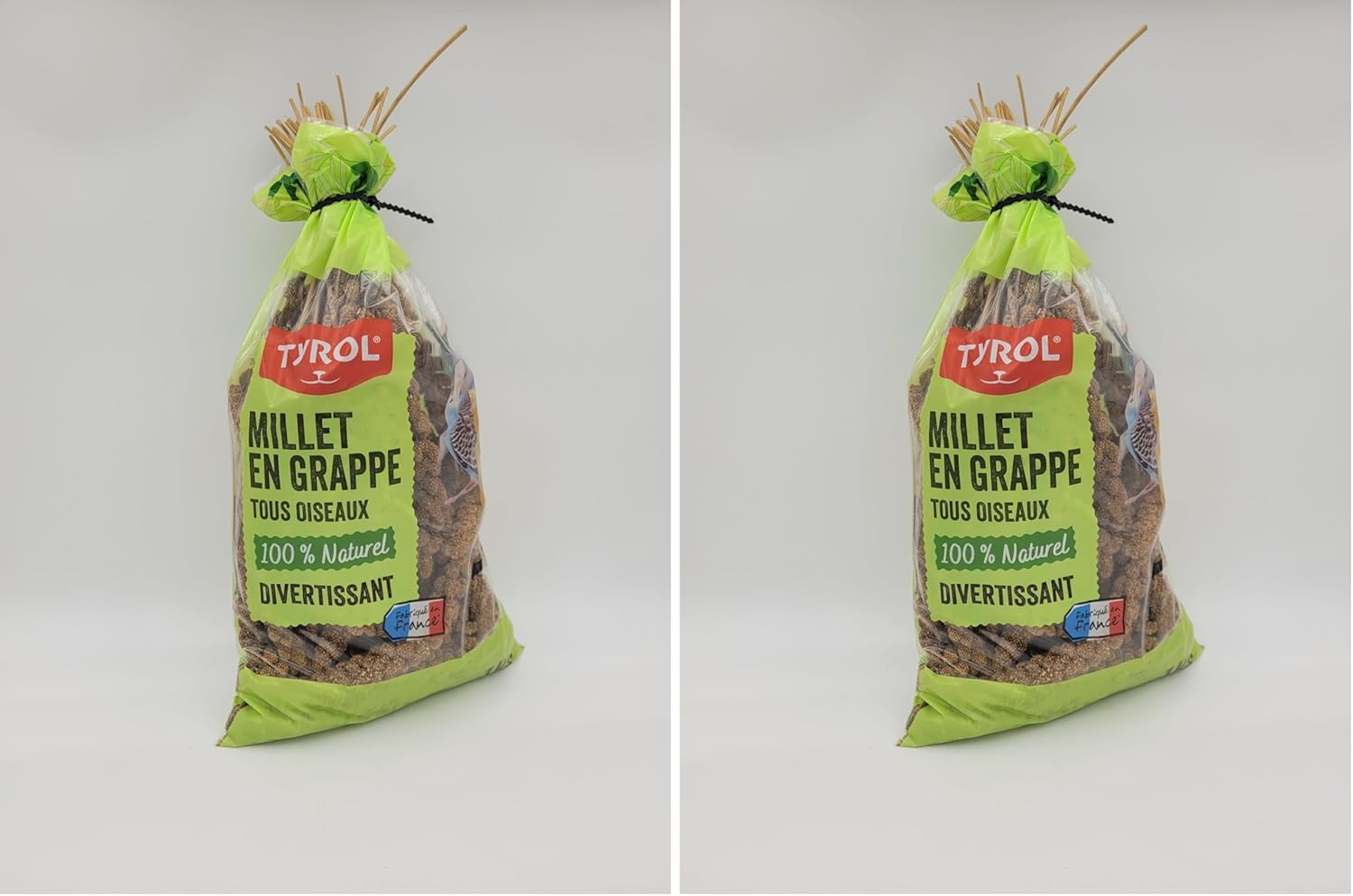 Detalle 2 de Tyrol Millet GRAPPES 1 kg : mijo en grappe pour oiseaux domestiques