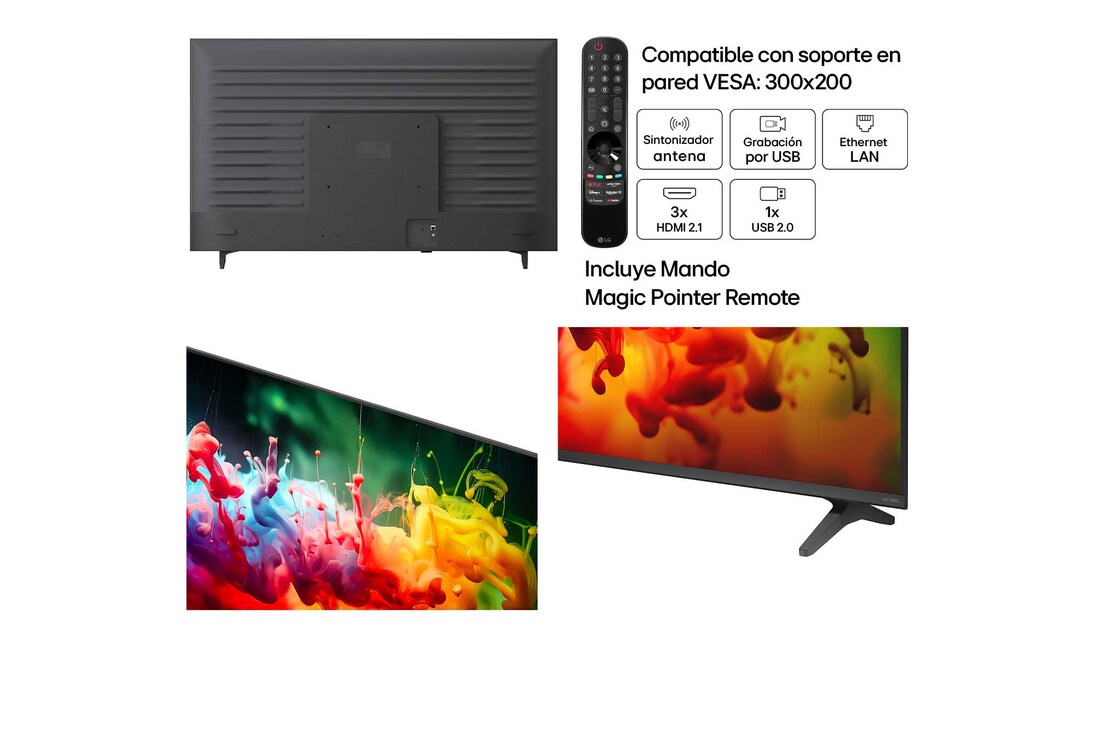 Thumbnail 2 de LG 55QNED7EB3C (QNED7E) Smart TV 55" 4K – MiniLED AI, 2026