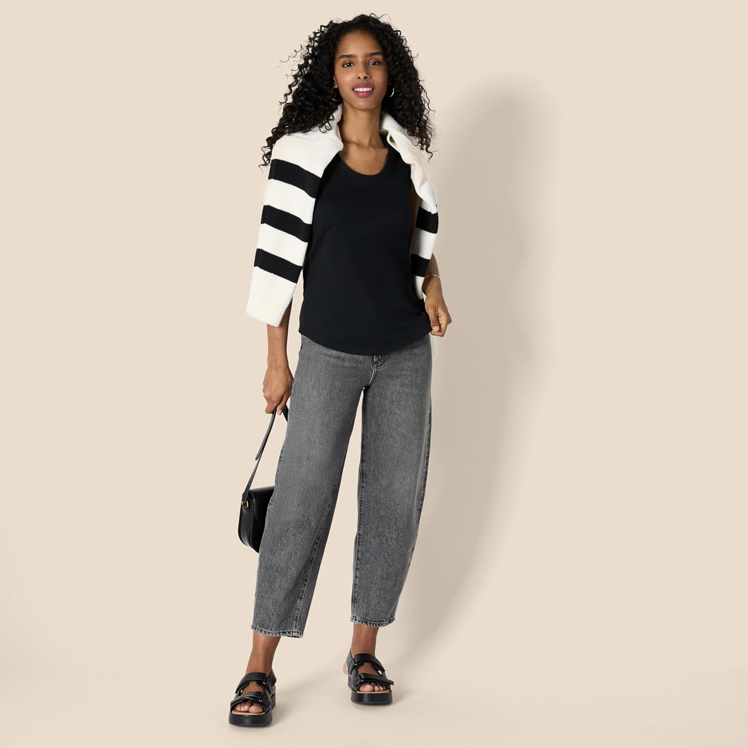 Thumbnail 3 de Amazon Essentials Damen Tanktop ärmellos Regular Fit aus 100% Baumwolle