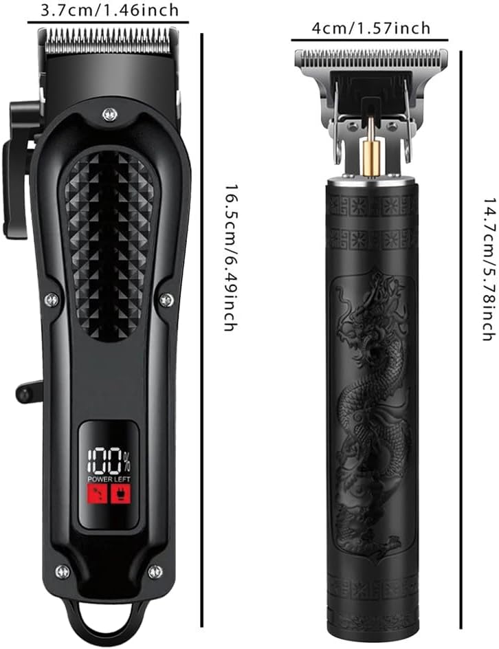 Detalle de OIYO Cordless Hair Clippers for Men: All-in-One Self Haircut Kit for Home Grooming