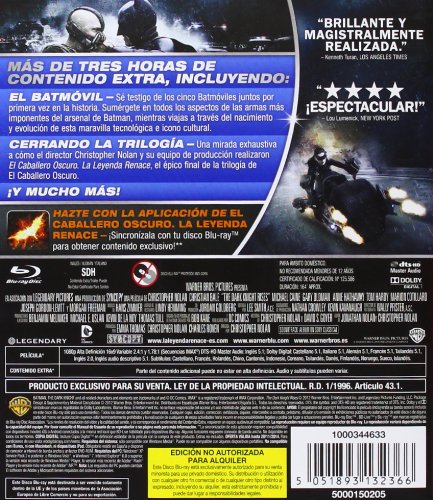 Thumbnail 1 de El Caballero Oscuro: La Leyenda Renace Blu-Ray – Warner Home Video