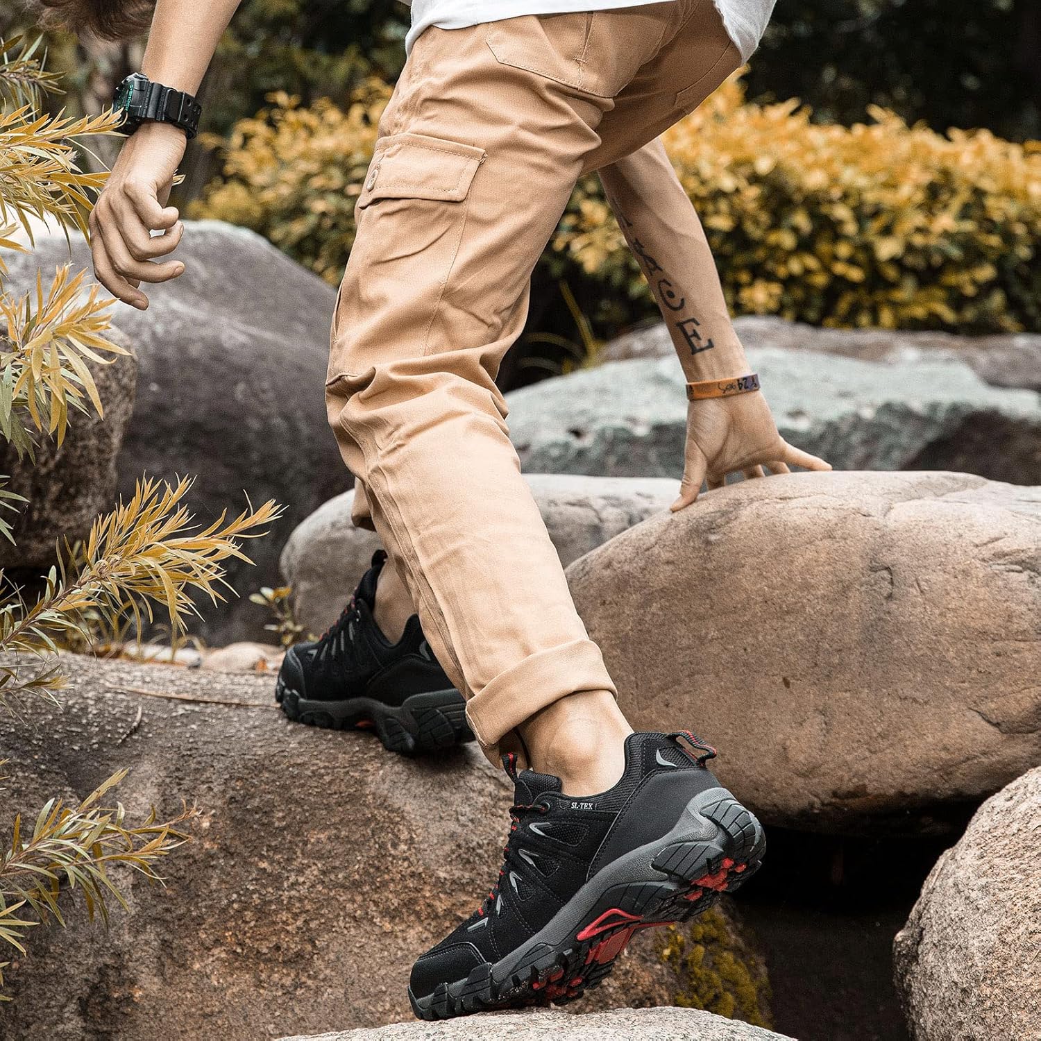 Thumbnail 1 de SHULOOK Herren-Wanderschuhe wasserdicht mit SL-TEX Membran und griffiger Gummisohle
