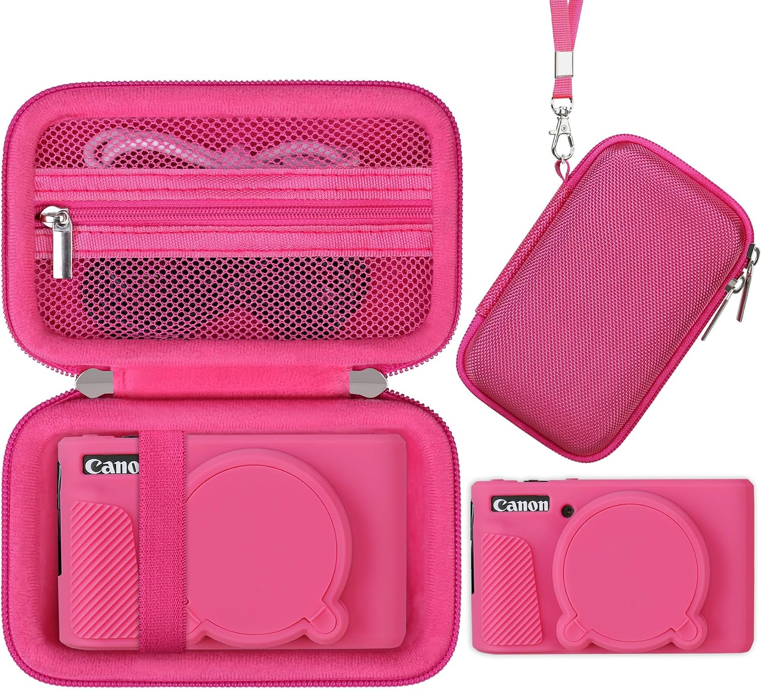 Elonbo Hard Case + Silicone Cover for Canon PowerShot SX740/SX730 (Case Only)