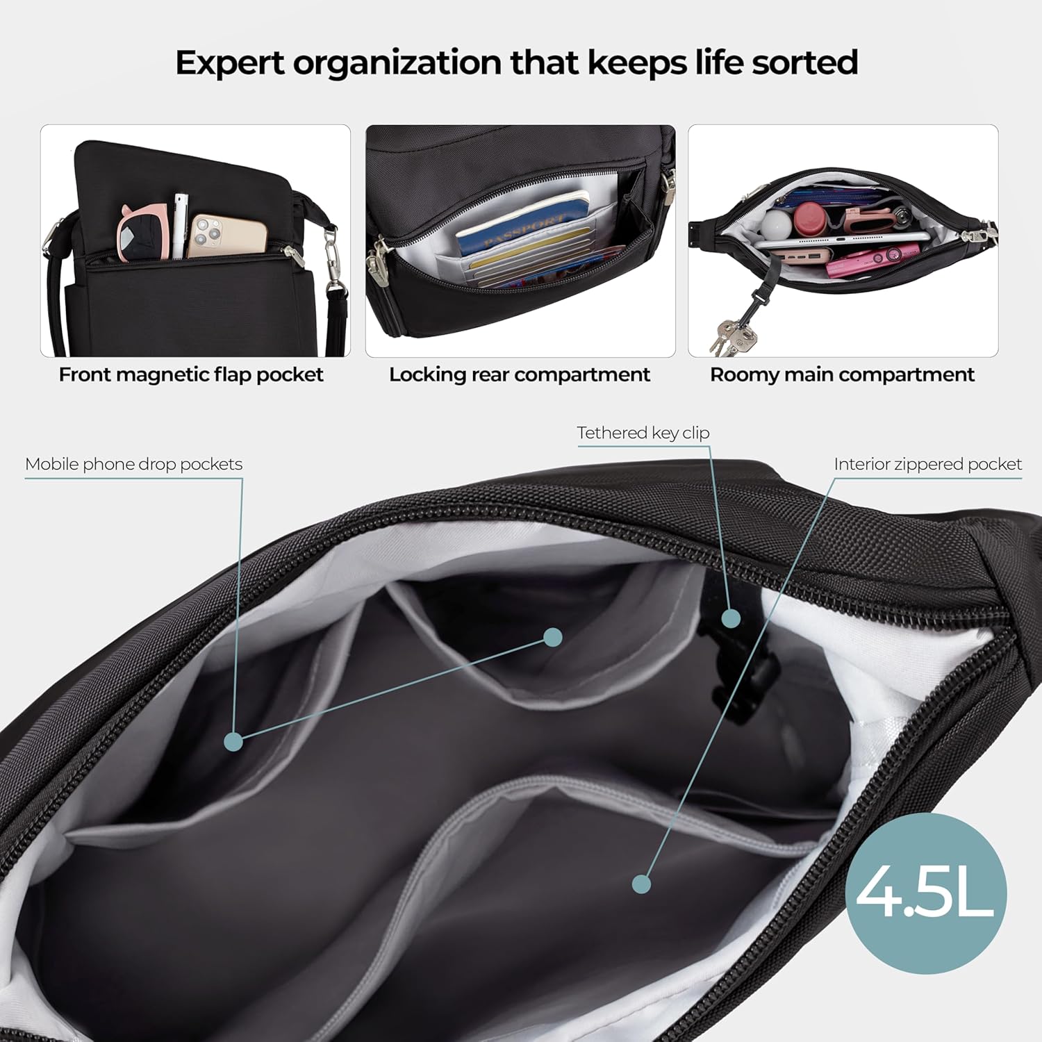 Thumbnail 6 de Travelon Anti-Theft Classic Messenger Bag