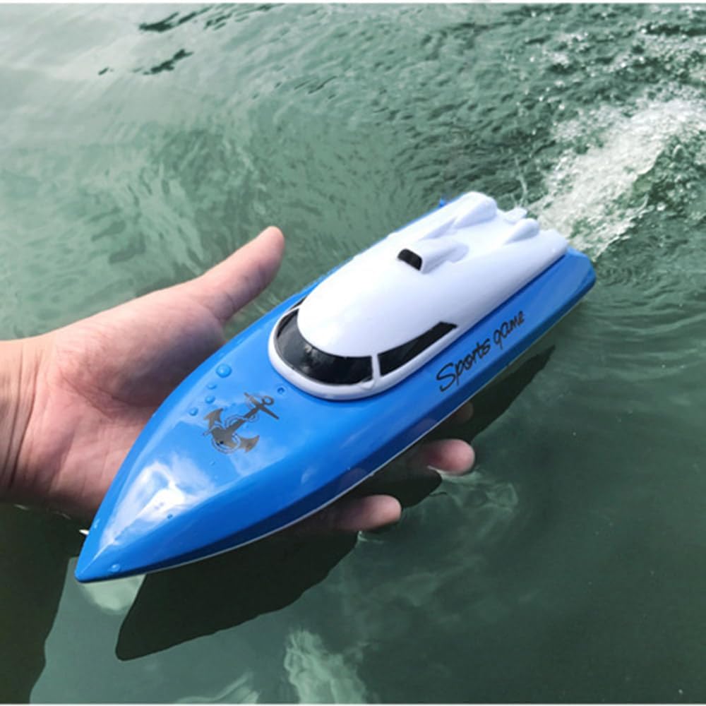 Thumbnail 6 de SZJJX RC Boat for Kids: 100+ Minutes of Play, 2.4 GHz Fast Mini Racing Boat for Lakes, Pools and Ponds