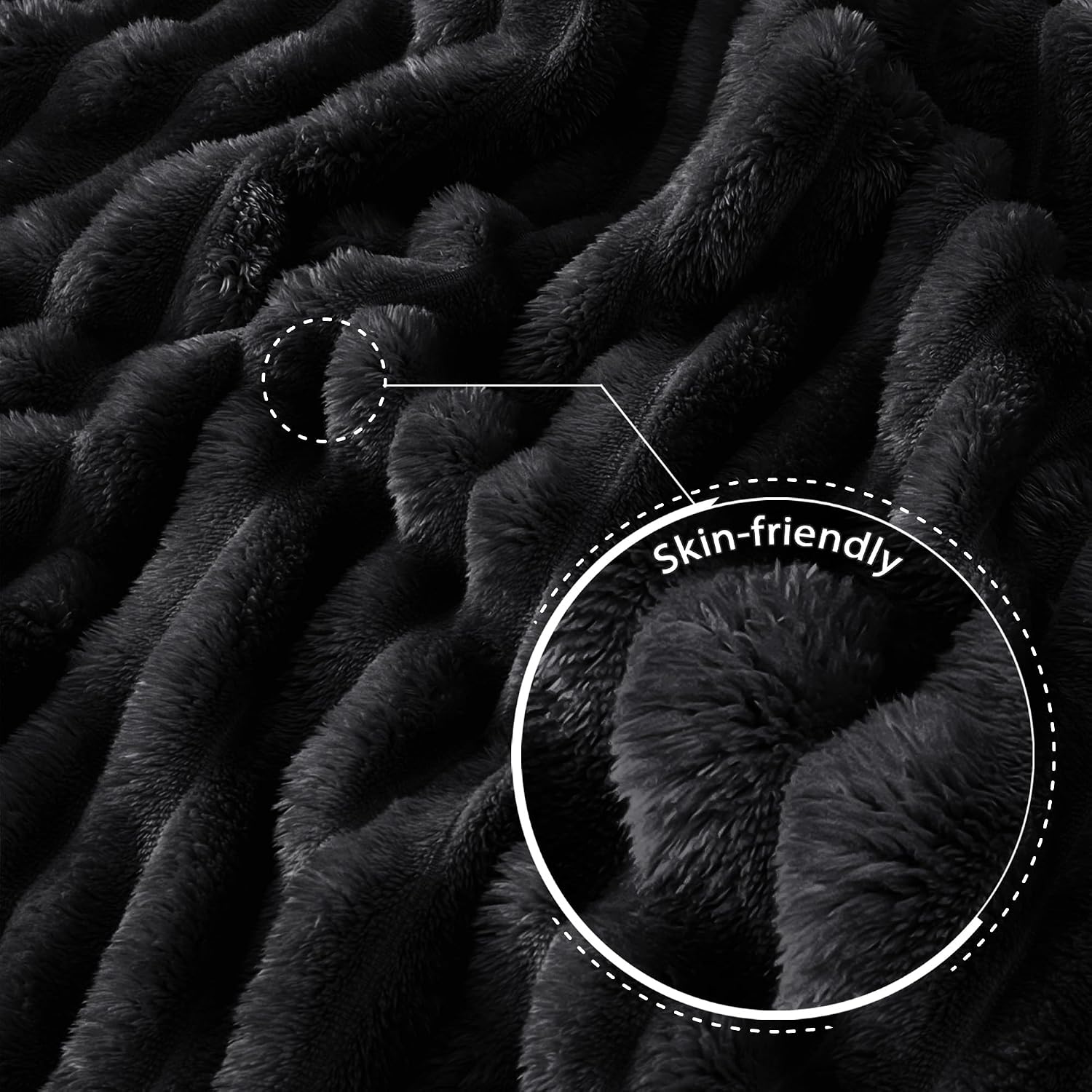 Detalle 1 de Fleece Throw Blanket, 50" x 60