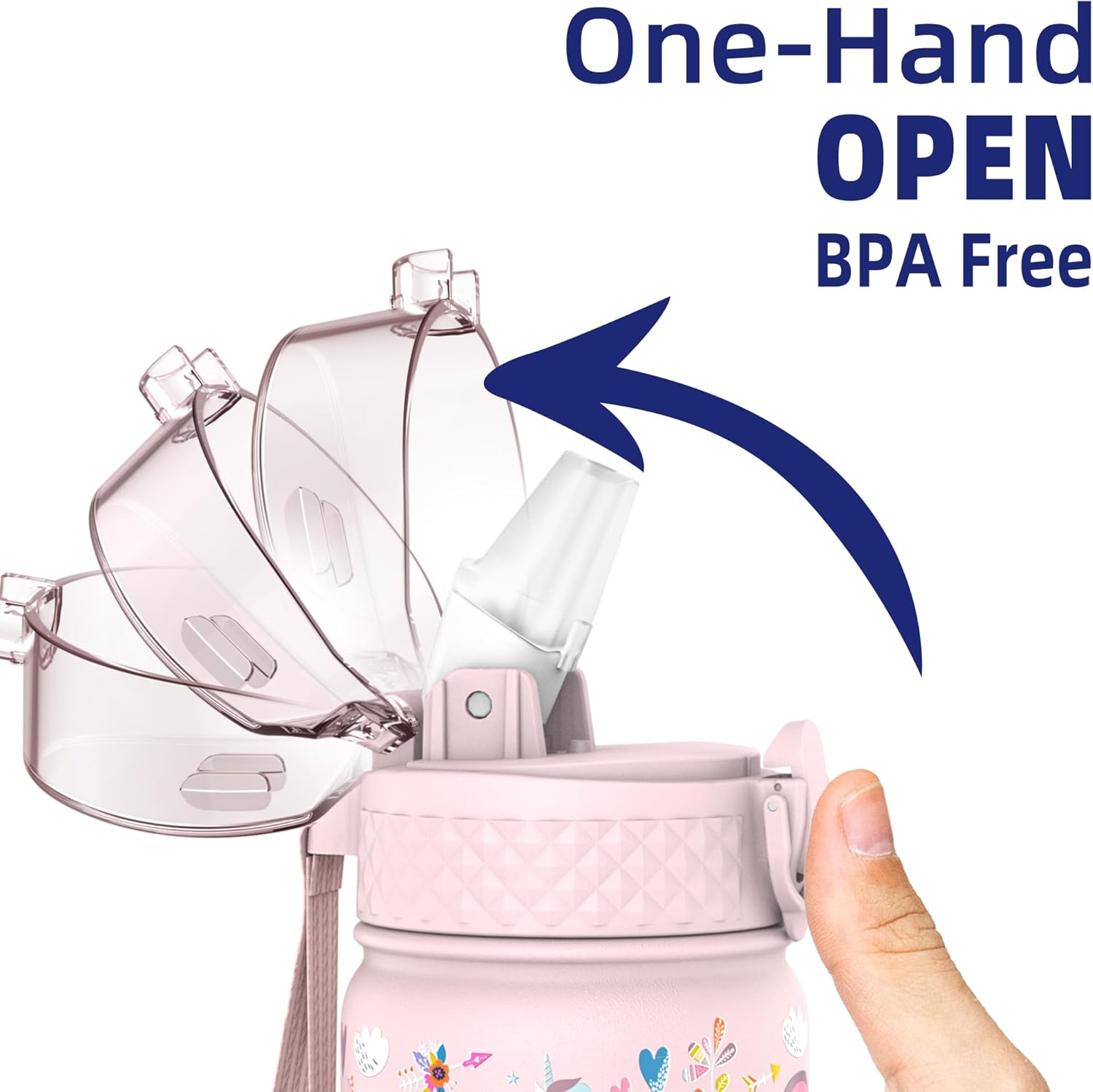 Thumbnail 1 de GOPPUS 420ml Kids Insulated Water Bottle 🚰