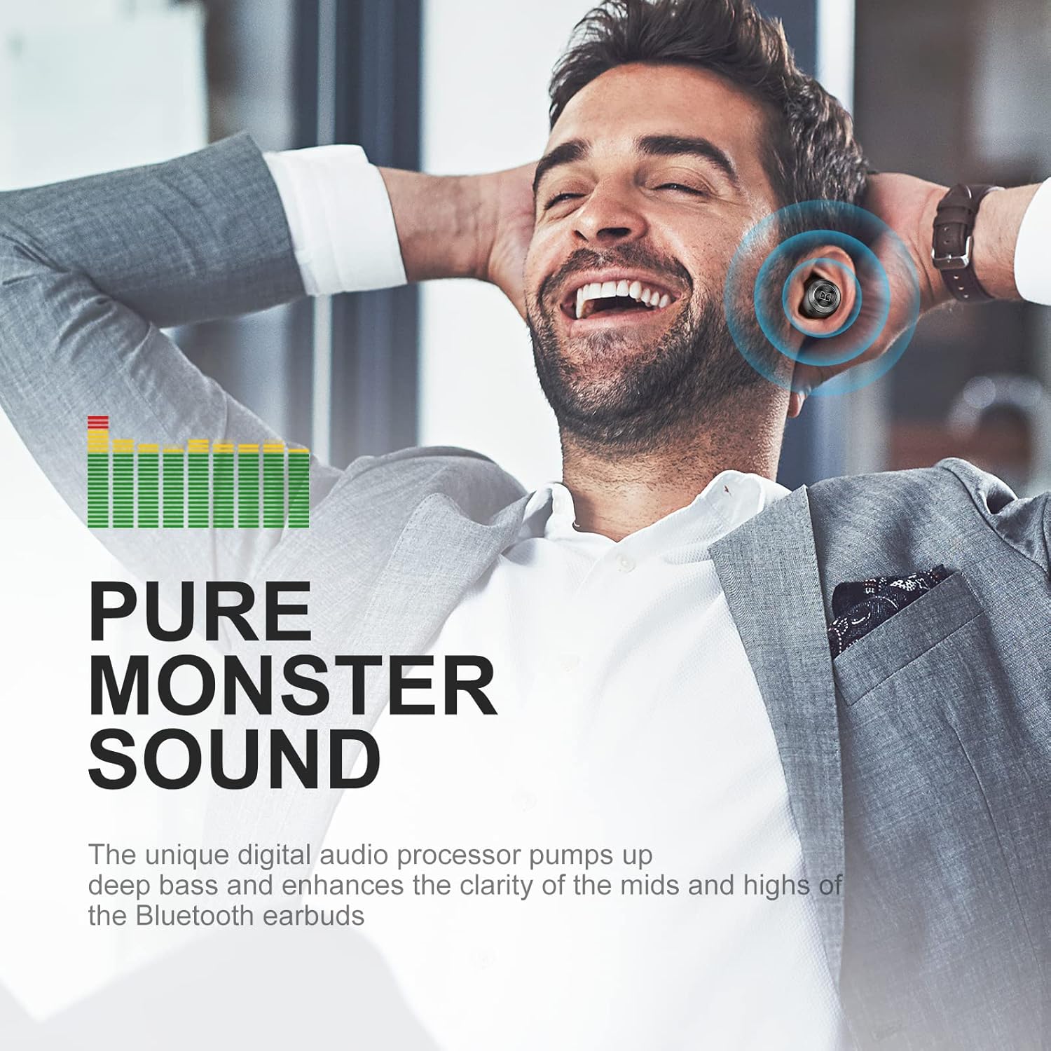 Detalle de Monster Achieve 100 wireless earbuds