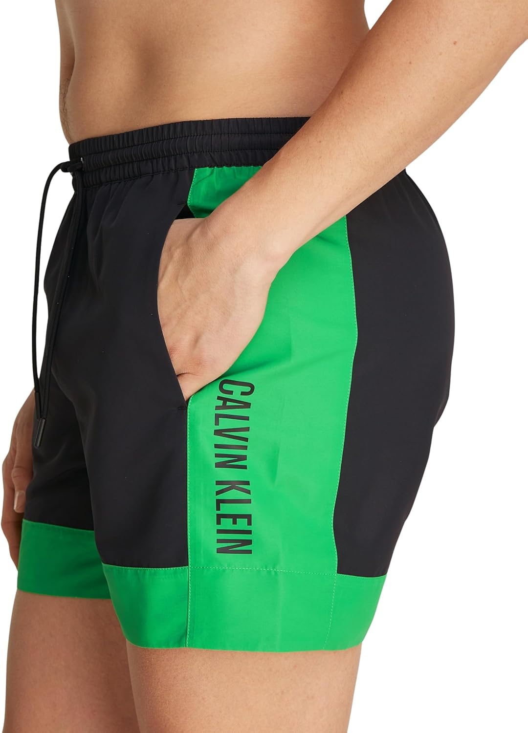 Thumbnail 2 de Calvin Klein Uomo Pantaloncino da Bagno con Logo – Medium, cintura elasticata con coulisse