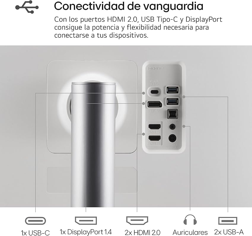 Thumbnail 5 de LG 27UQ850V-W Monitor Ultrafine 27" 4K (3840x2160)