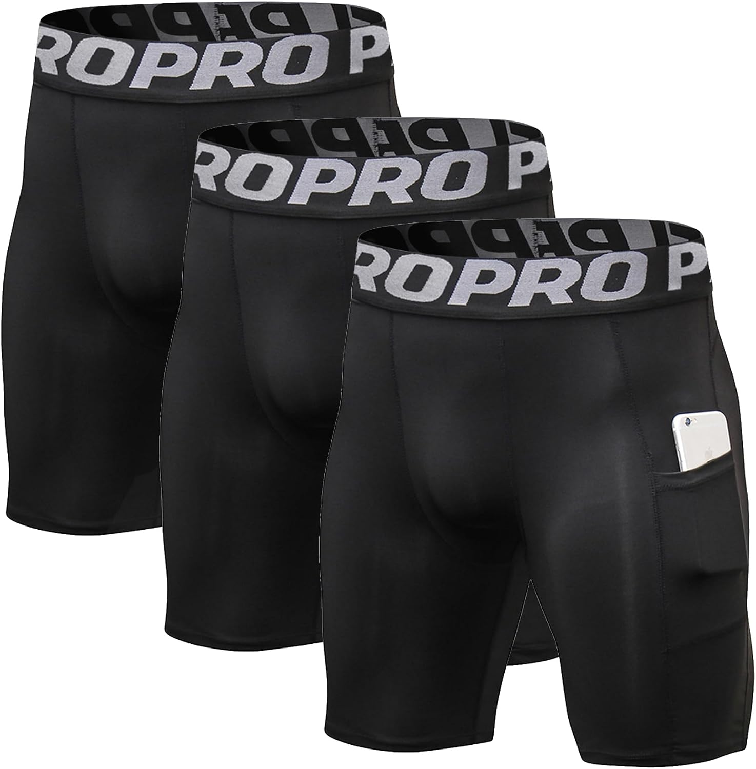 Detalle de BEGIANT Compressie Shorts für Herren – schnell trocknende Sport-Unterwäsche mit Kompression