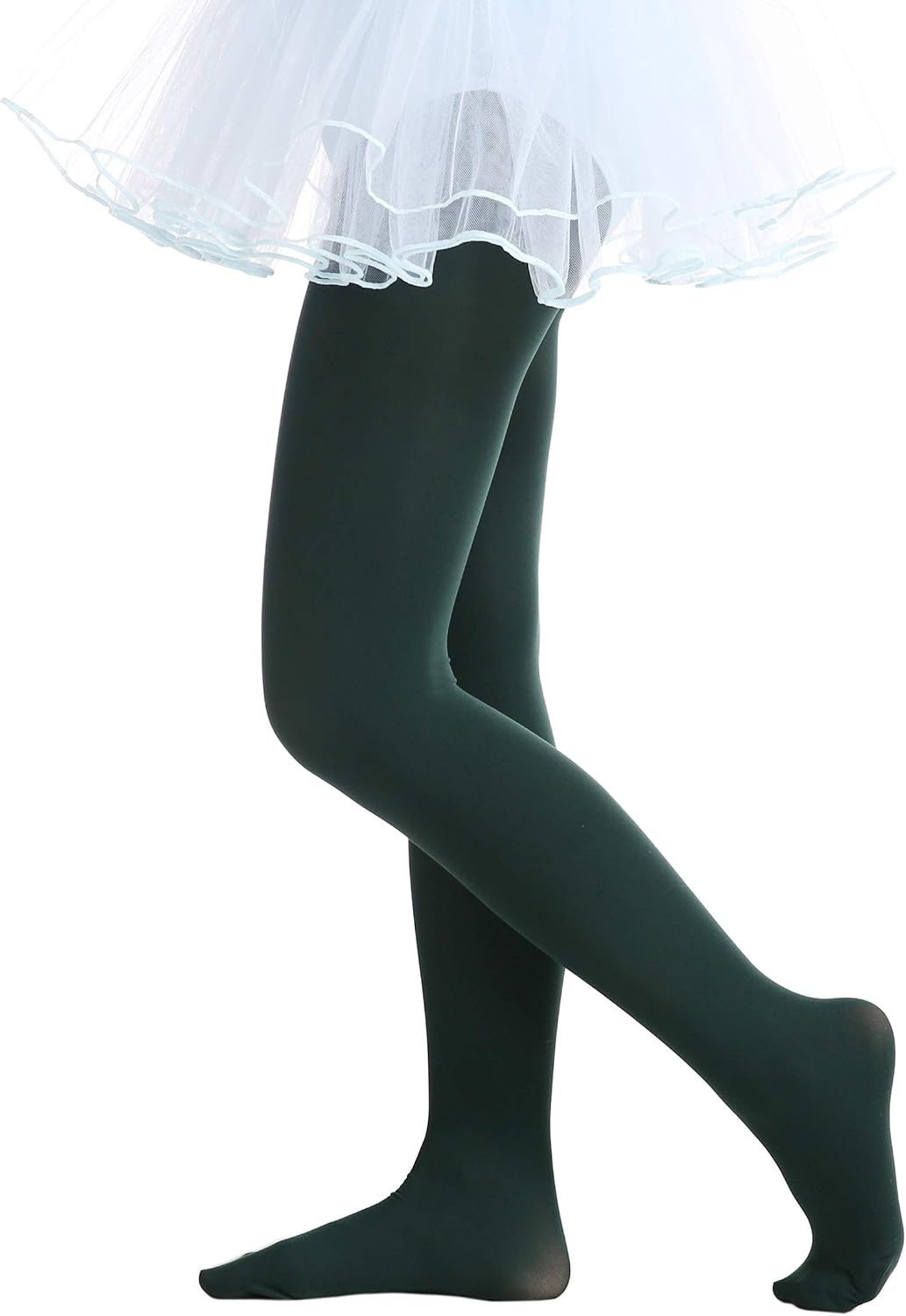 Detalle de EVERSWE Girls Semi Opaque Tights, 40D Microfiber Tights