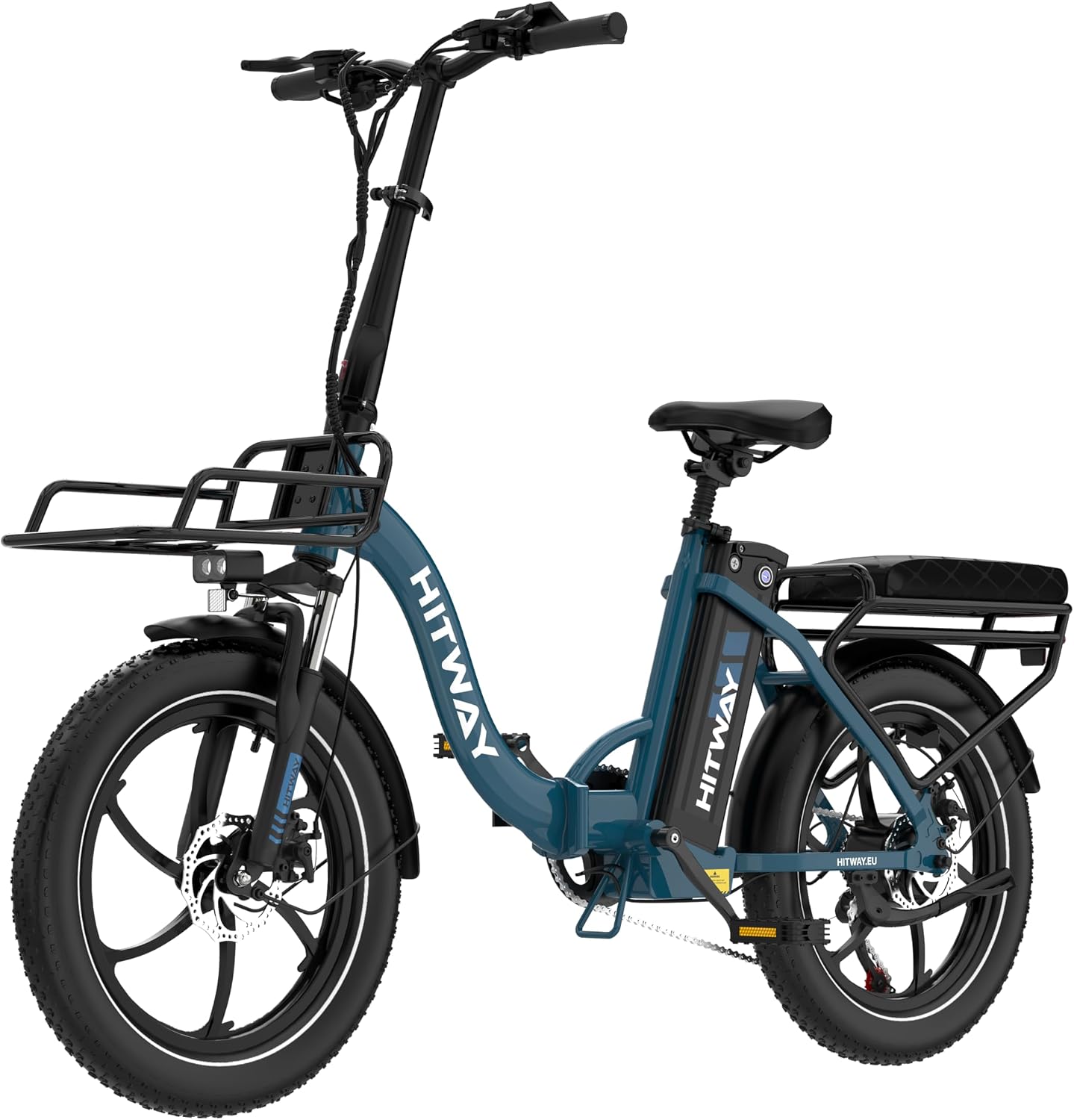 Detalle de HITWAY E-Bike mit 250W Motor, 20 Zoll, 7-Gang & APP-Steuerung (faltbar, IP54) – Reichweite 70–150 km