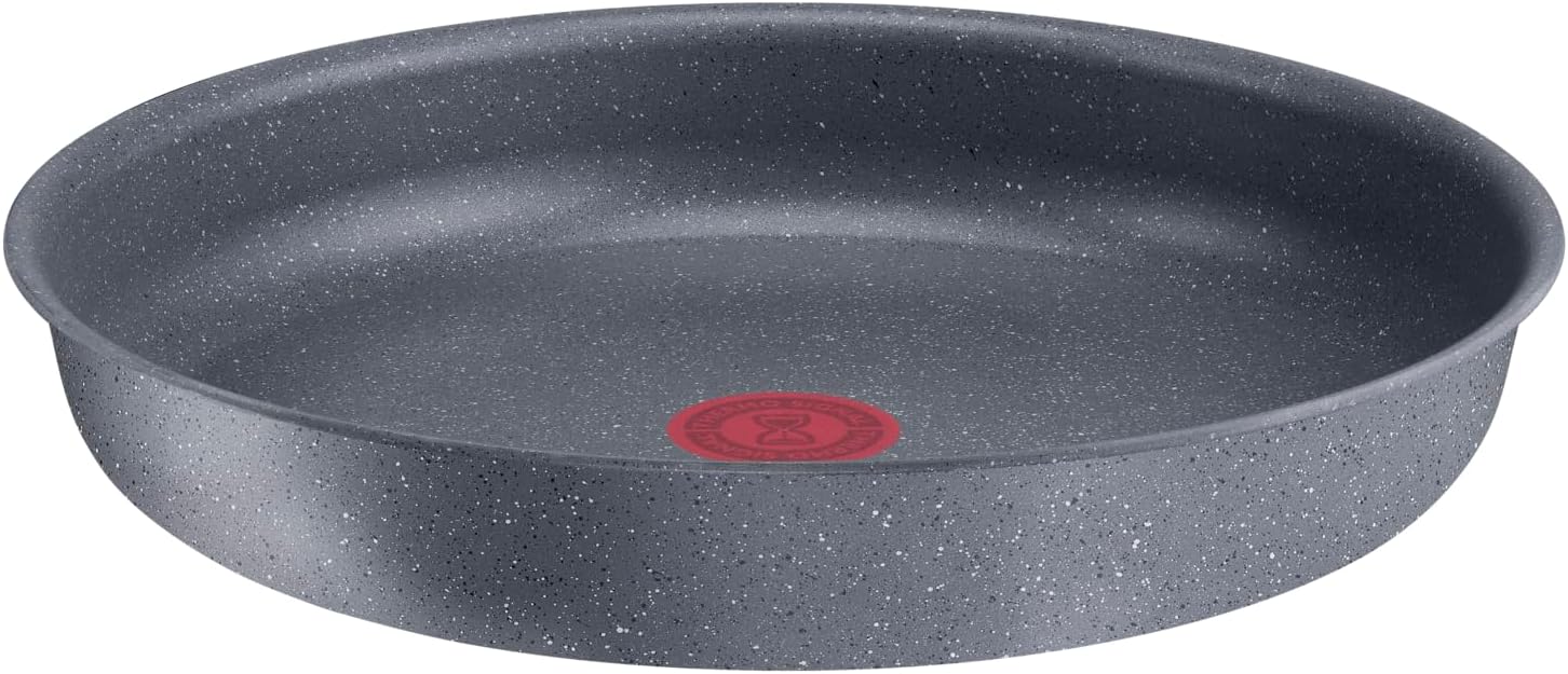 Detalle de Tefal Ingenio Poêle 28 cm – Induction, revêtement Mineralia+, empilable et fabrication française